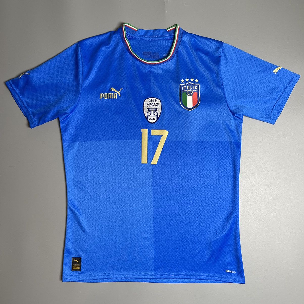 ITALY PUMA 2022/2023 FOOTBALL HOME JERSEY #17 IMMOBILE