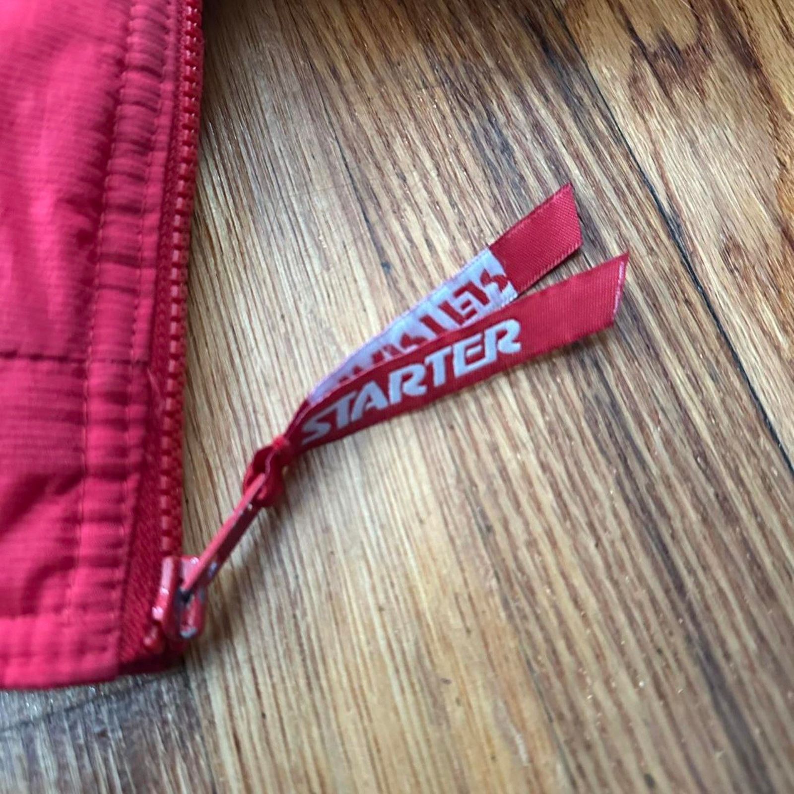 NCAA × Starter Rare Starter Jacket NC State Wolfpack Half Zip Hooded size L Size US L / EU 52-54 / 3 - 8 Thumbnail