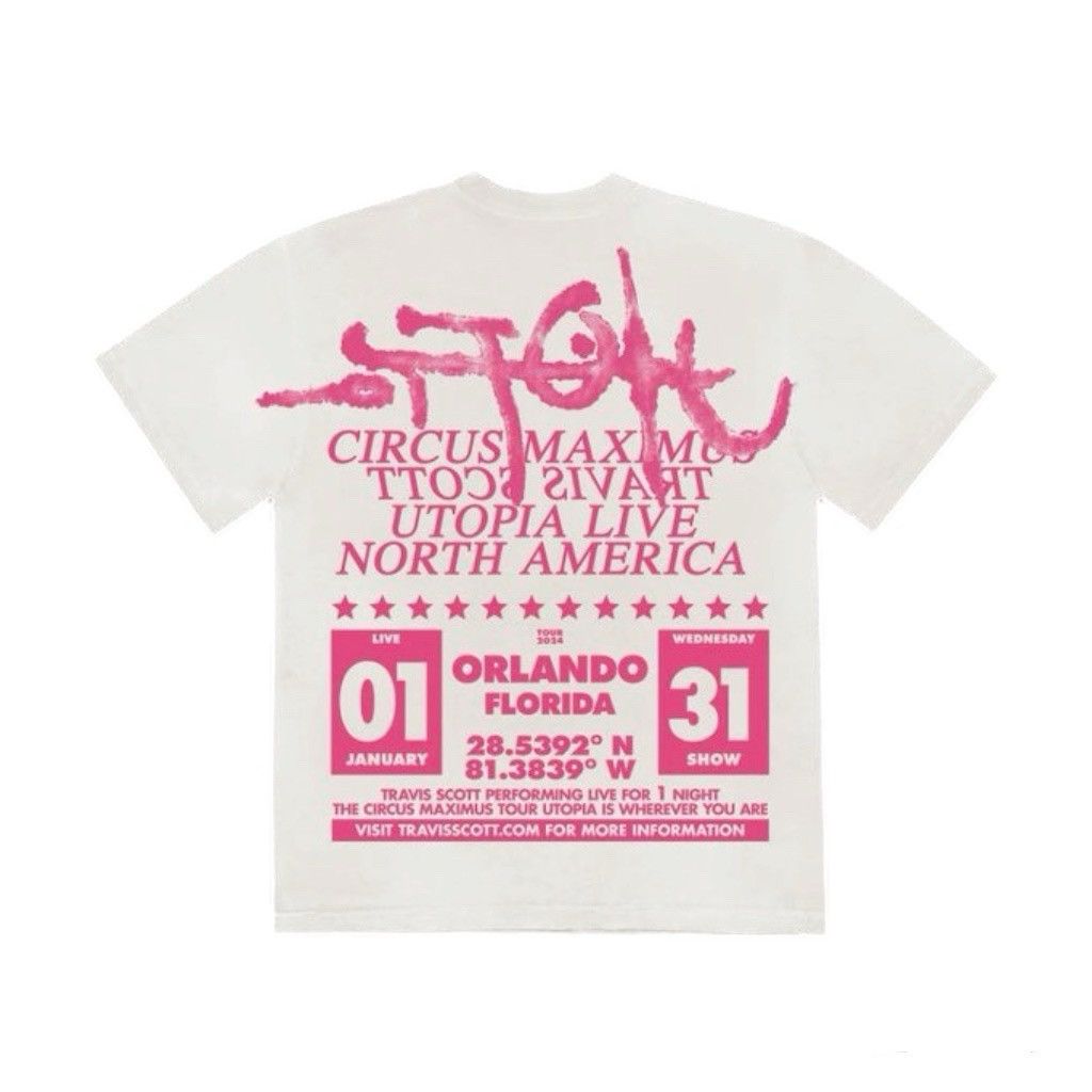 Travis Scott Travis Scott Utopia Orlando Tour T-shirt | Grailed