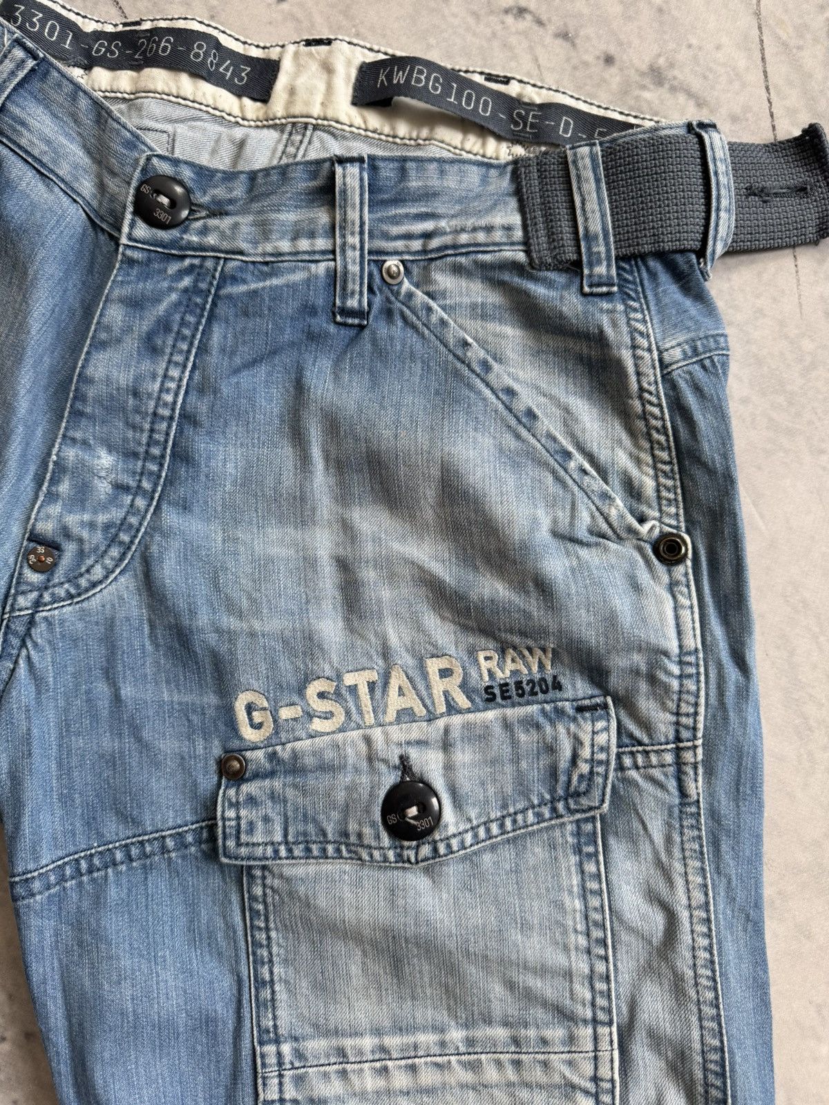 G-Star Vintage 00s streetwear G-Star awesome denim pants jeans Size US 34 / EU 50 - 5 Thumbnail