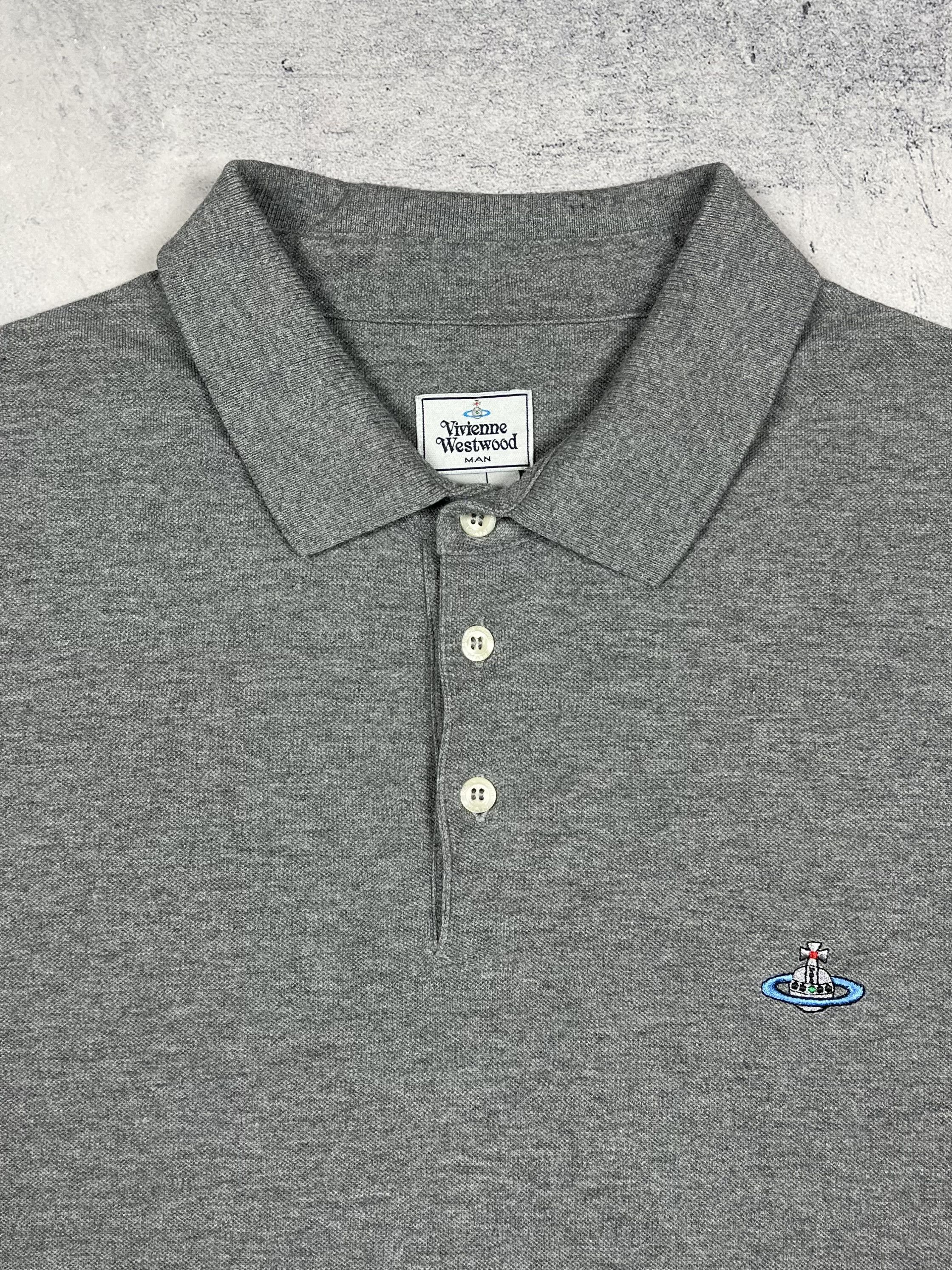 Vivienne Westwood Vivienne Westwood Orb Logo Polo Shirt Size US XL / EU 56 / 4 - 7 Thumbnail