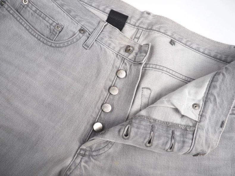 Dior Dior Light Grey Basic Jeans Size US 32 / EU 48 - 4 Thumbnail
