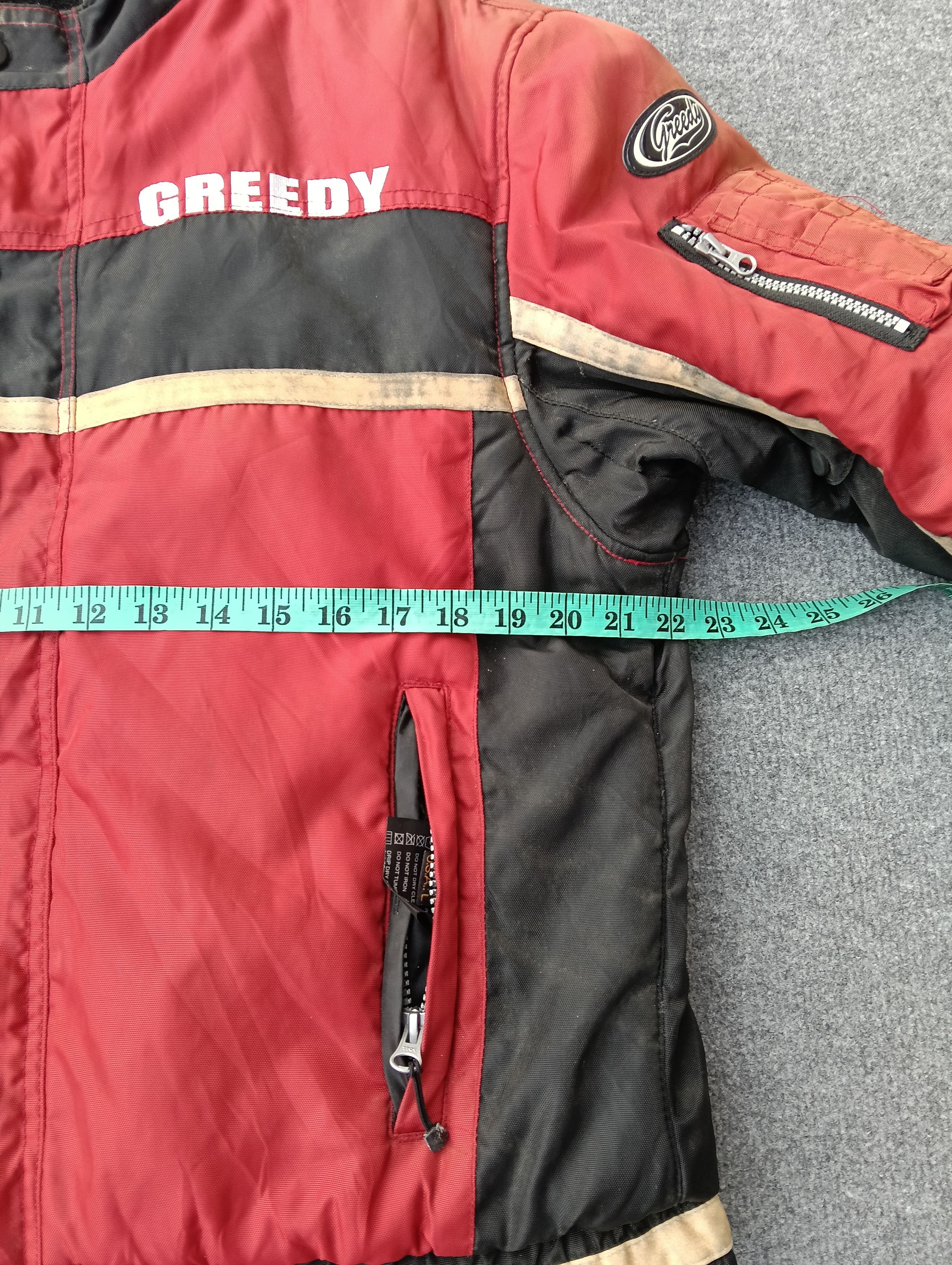Greedy Genius Vintage Greedy Racing reversible jacket. Size US L / EU 52-54 / 3 - 13 Thumbnail
