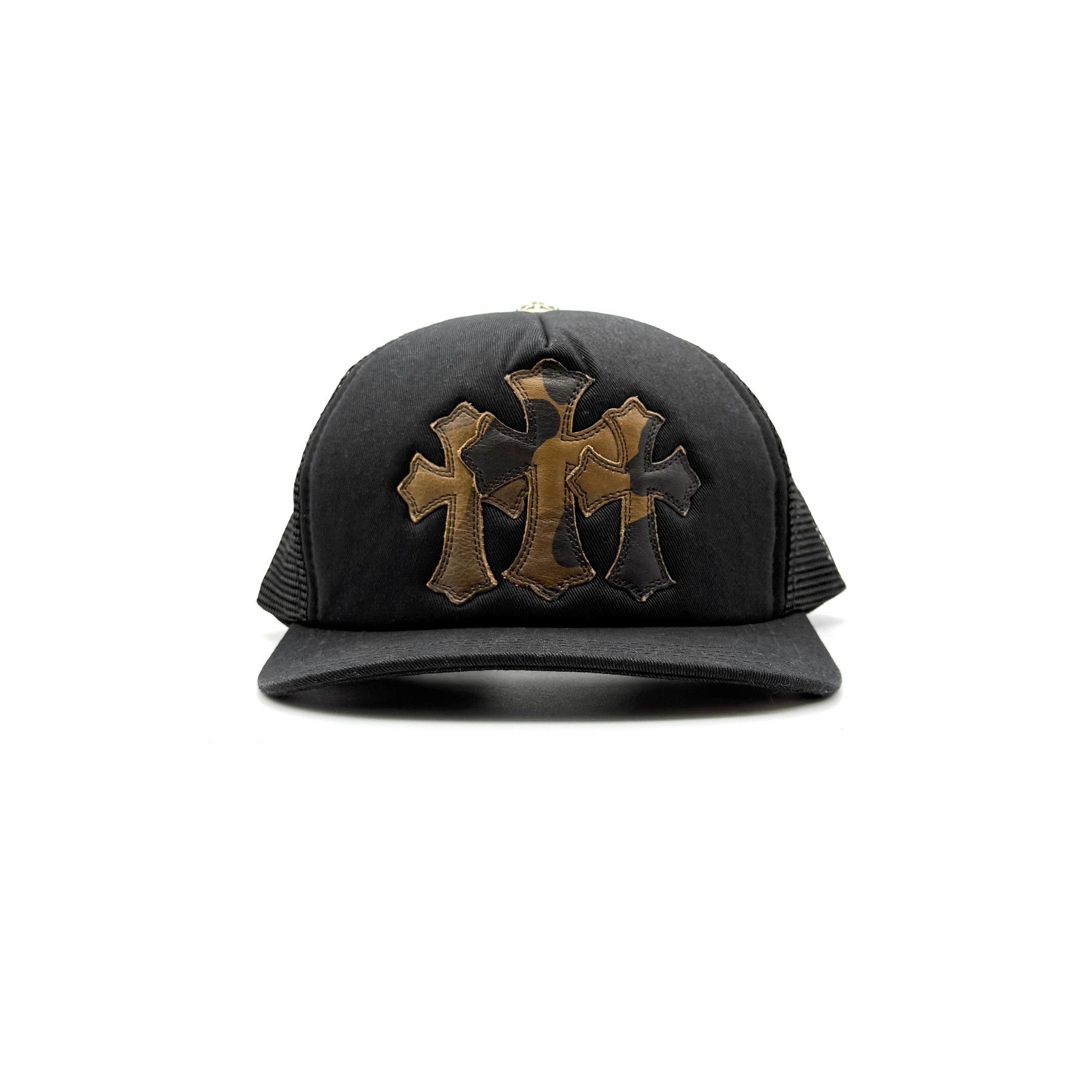 Chrome Hearts Chrome Hearts Camouflage Cross Leather Patch Baseball Cap Size ONE SIZE - 1 Thumbnail