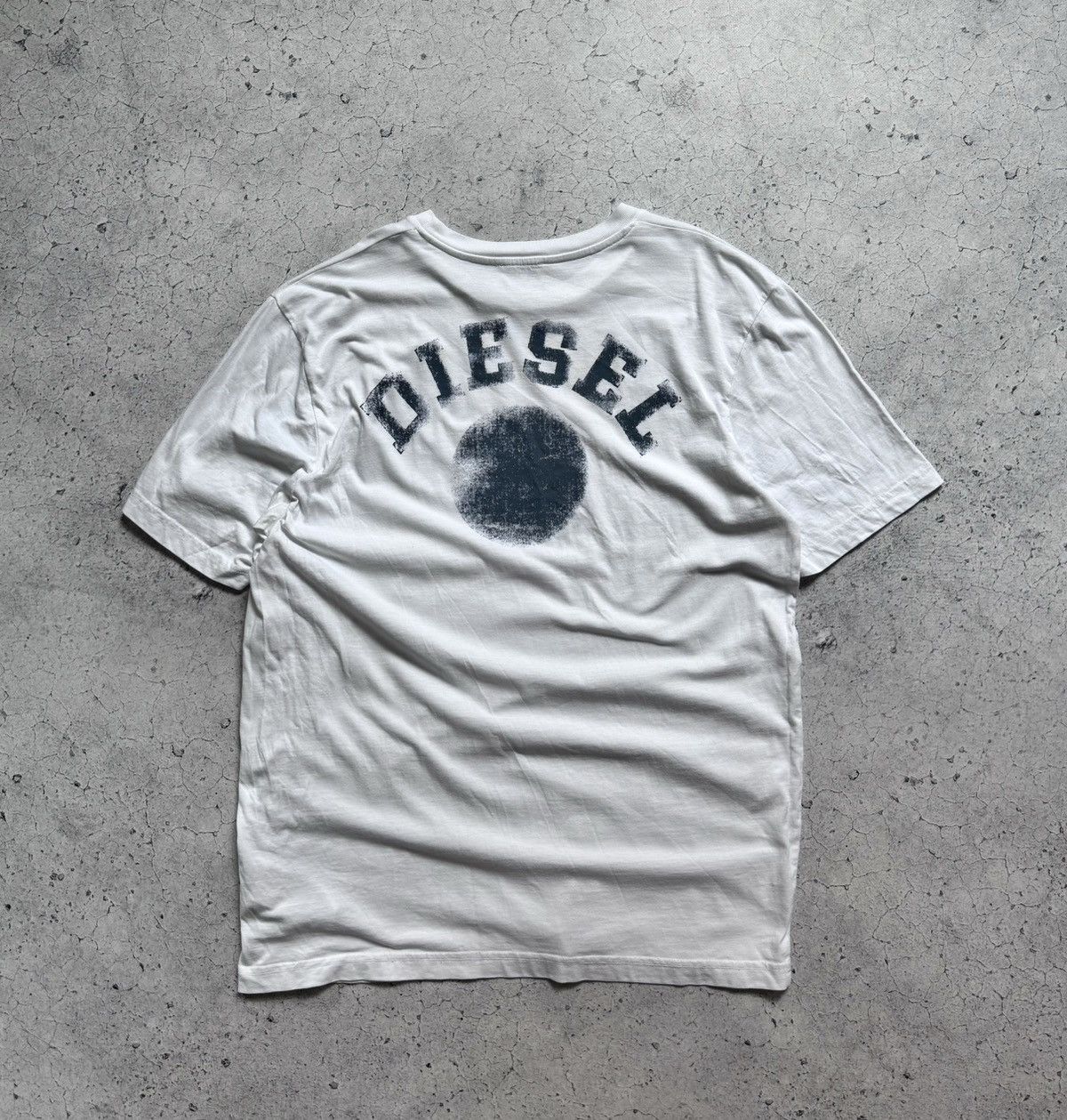 Diesel × Diesel Black Gold Diesel T Just K3 White T-Shirt Big Logo Size US M / EU 48-50 / 2 - 2 Thumbnail