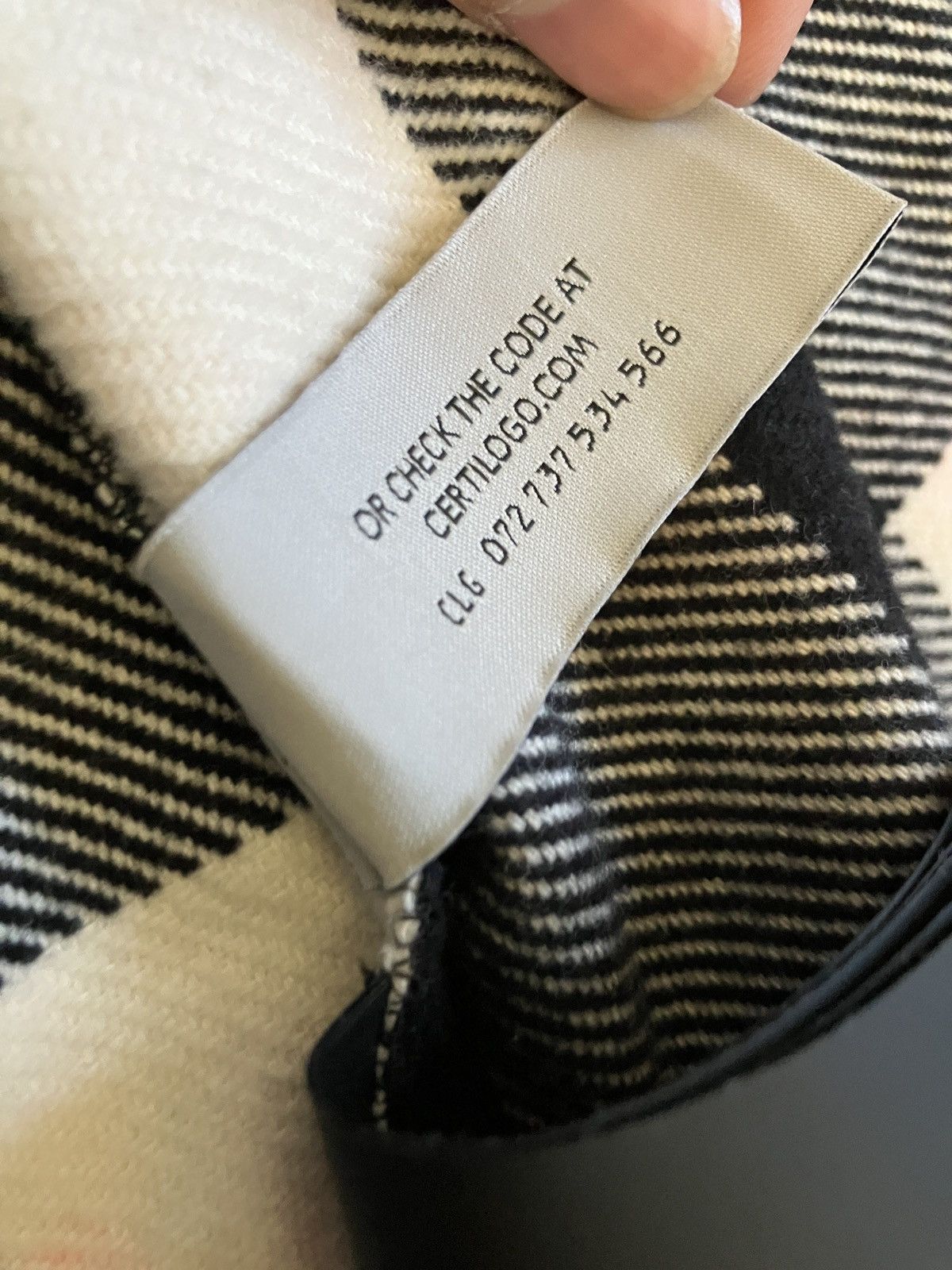 Palm Angels Palm Angels Logo Flames Flannel - Black & White Size US M / EU 48-50 / 2 - 9 Thumbnail