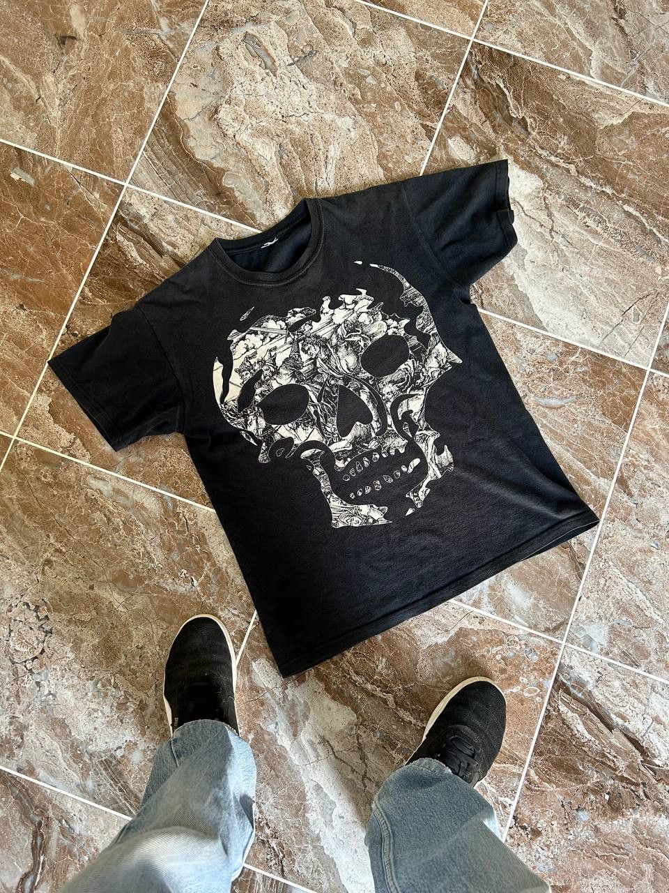 Band Tees Skull rock tee Size US M / EU 48-50 / 2 - 1 Thumbnail