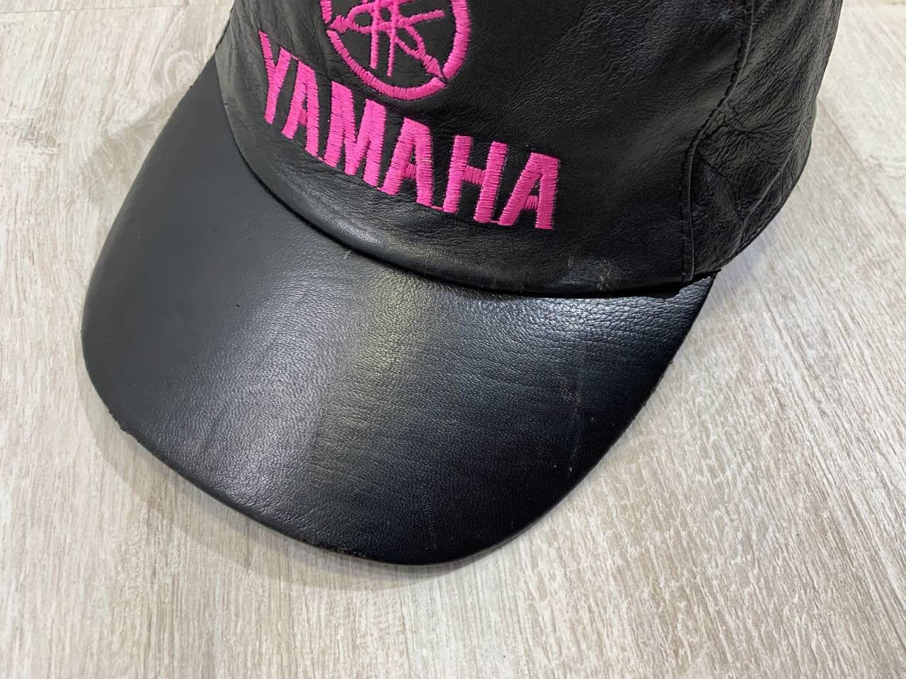 Yamaha Mens vintage leather cap Yamaha Size ONE SIZE - 4 Thumbnail