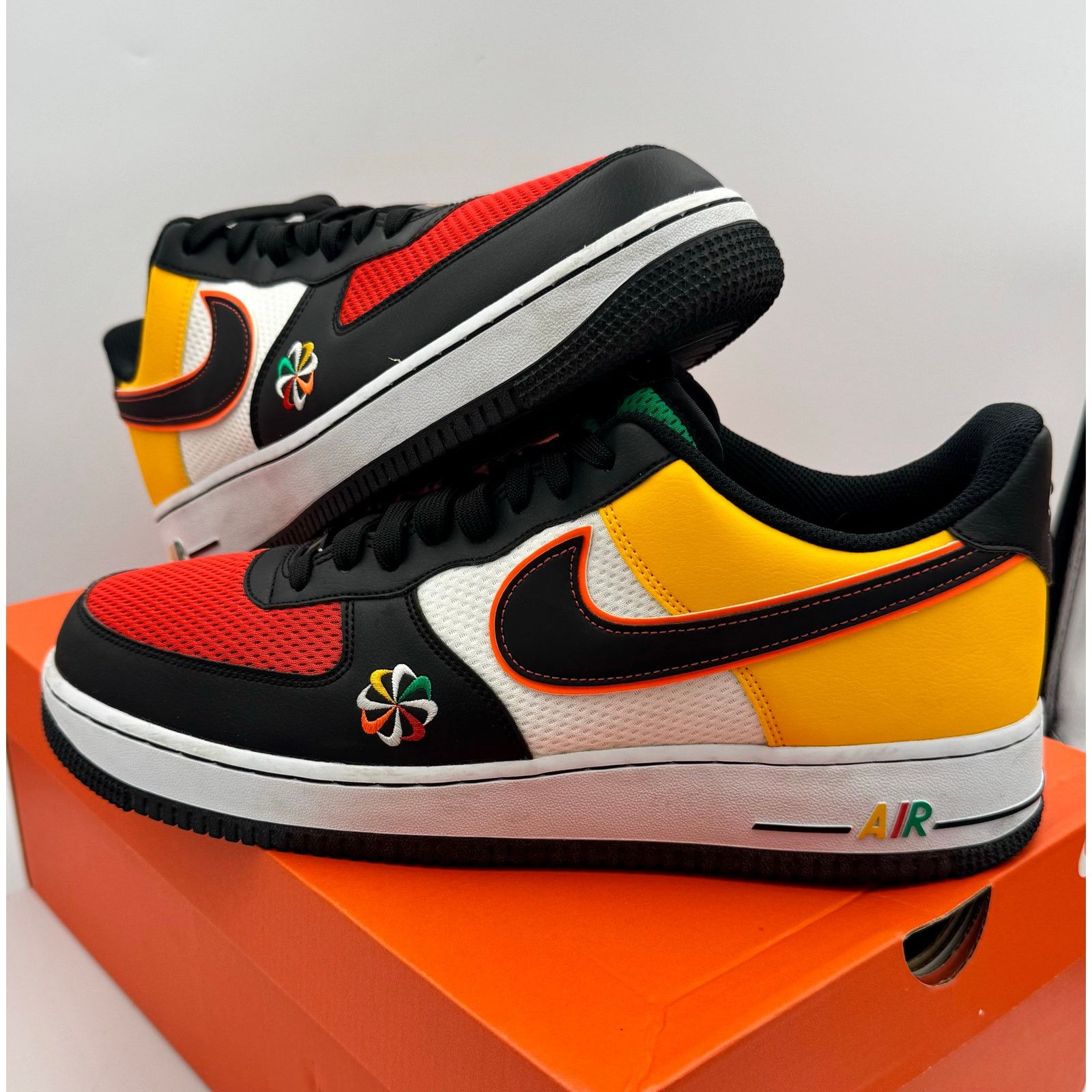 Nike AIR FORCE 1 LOW 'SUNBURST' CK9282-100 Sz11.5 preowned Size US 11.5 / EU 44-45 - 3 Thumbnail