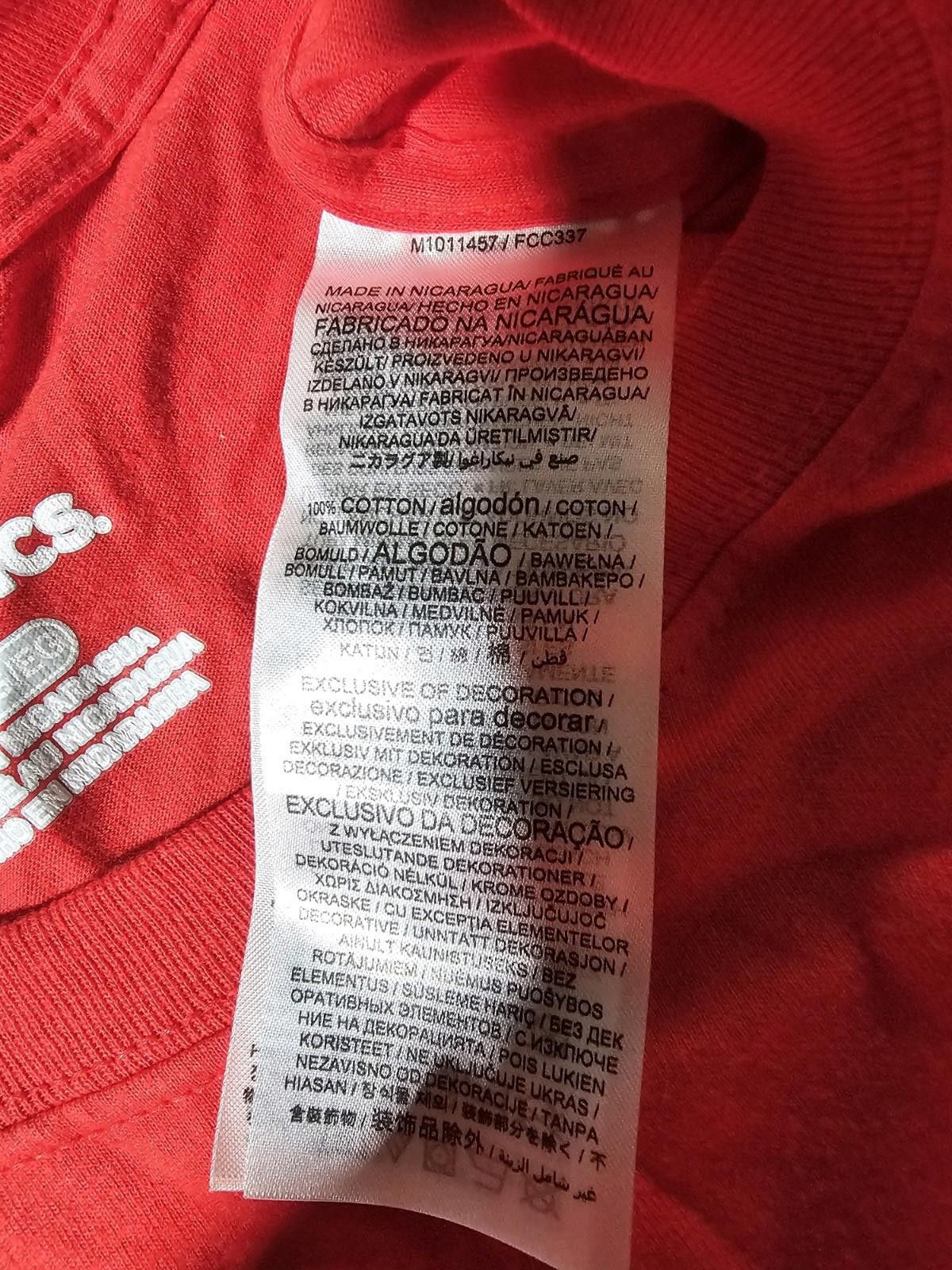 Designer Fanatics Wisconsin Badgers Finger W Red Tshirt XL Size ONE SIZE - 6 Thumbnail