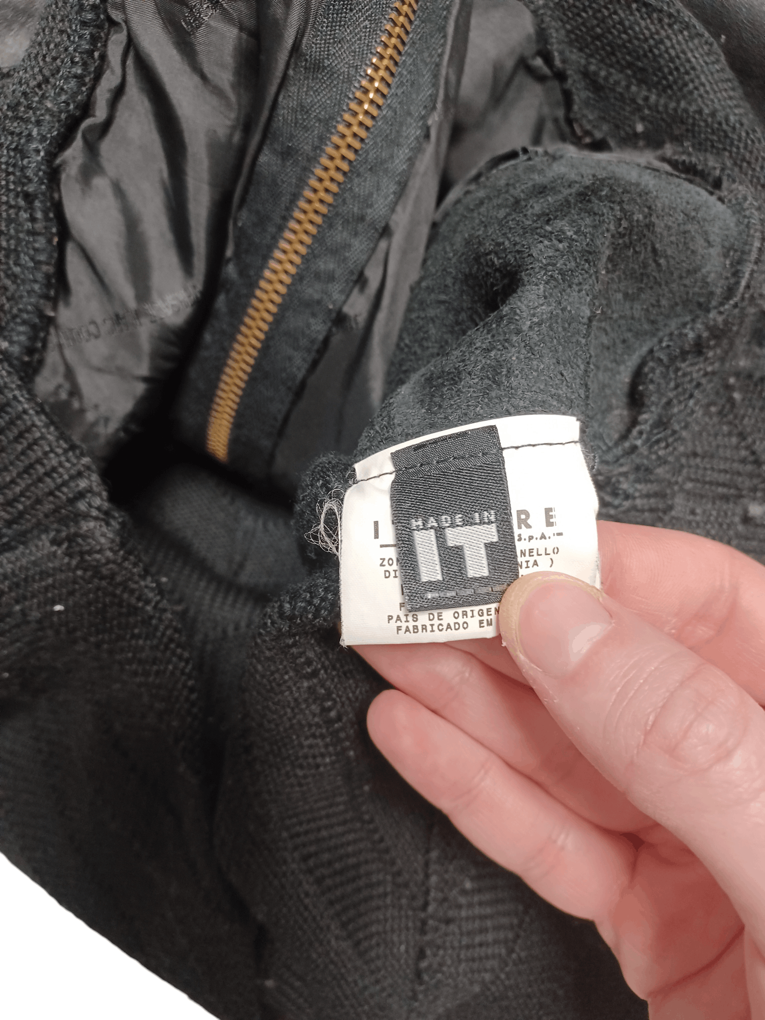 Versace Jeans Couture VERSACE JEANS COUTURE VINTAGE MADE IN ITALY LEATHER-WOOL JKT Size US L / EU 52-54 / 3 - 7 Thumbnail