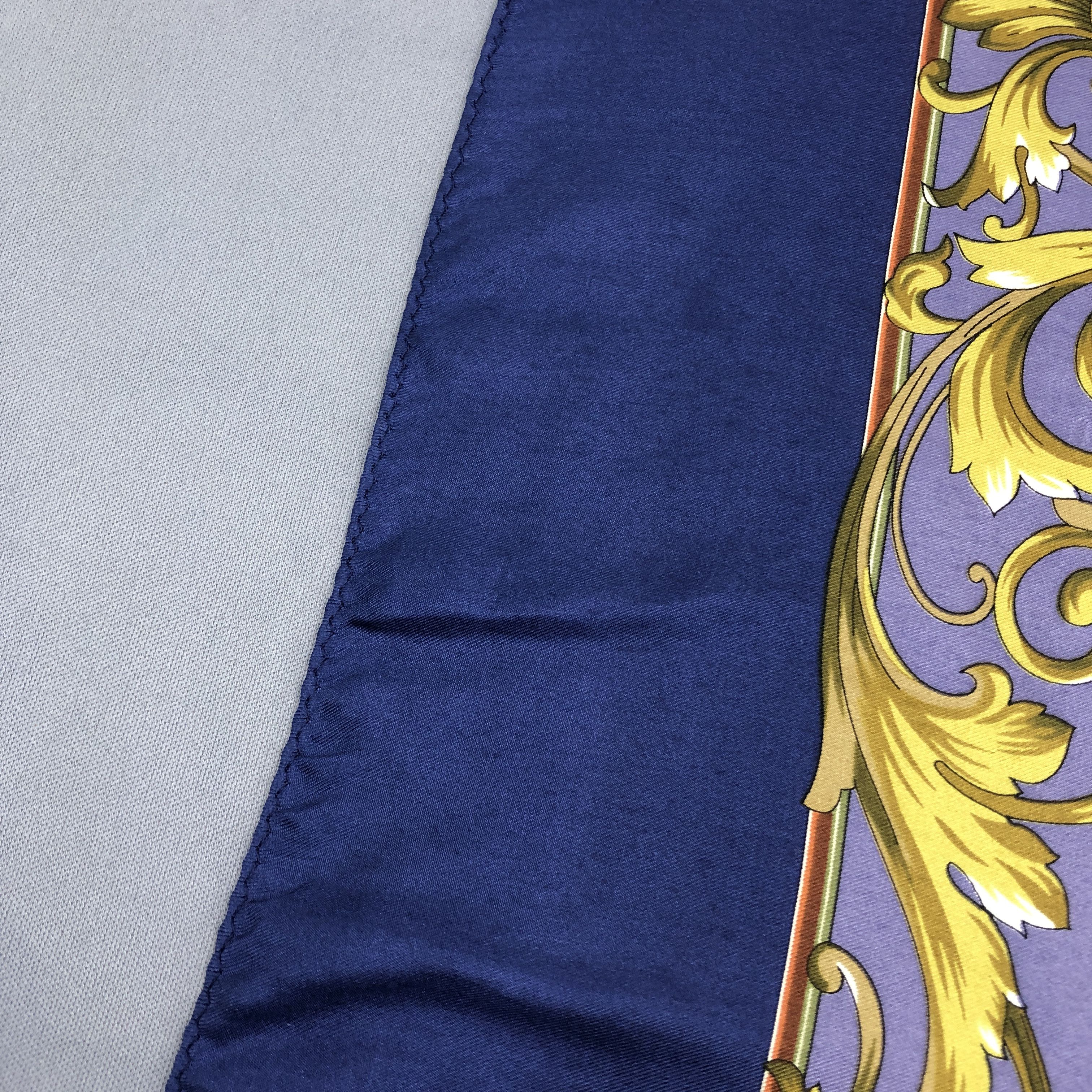 Other × Vintage Vintage Michel Valentino SILK Scarf Twill Stole Wraps Scarve Size ONE SIZE - 16 Thumbnail