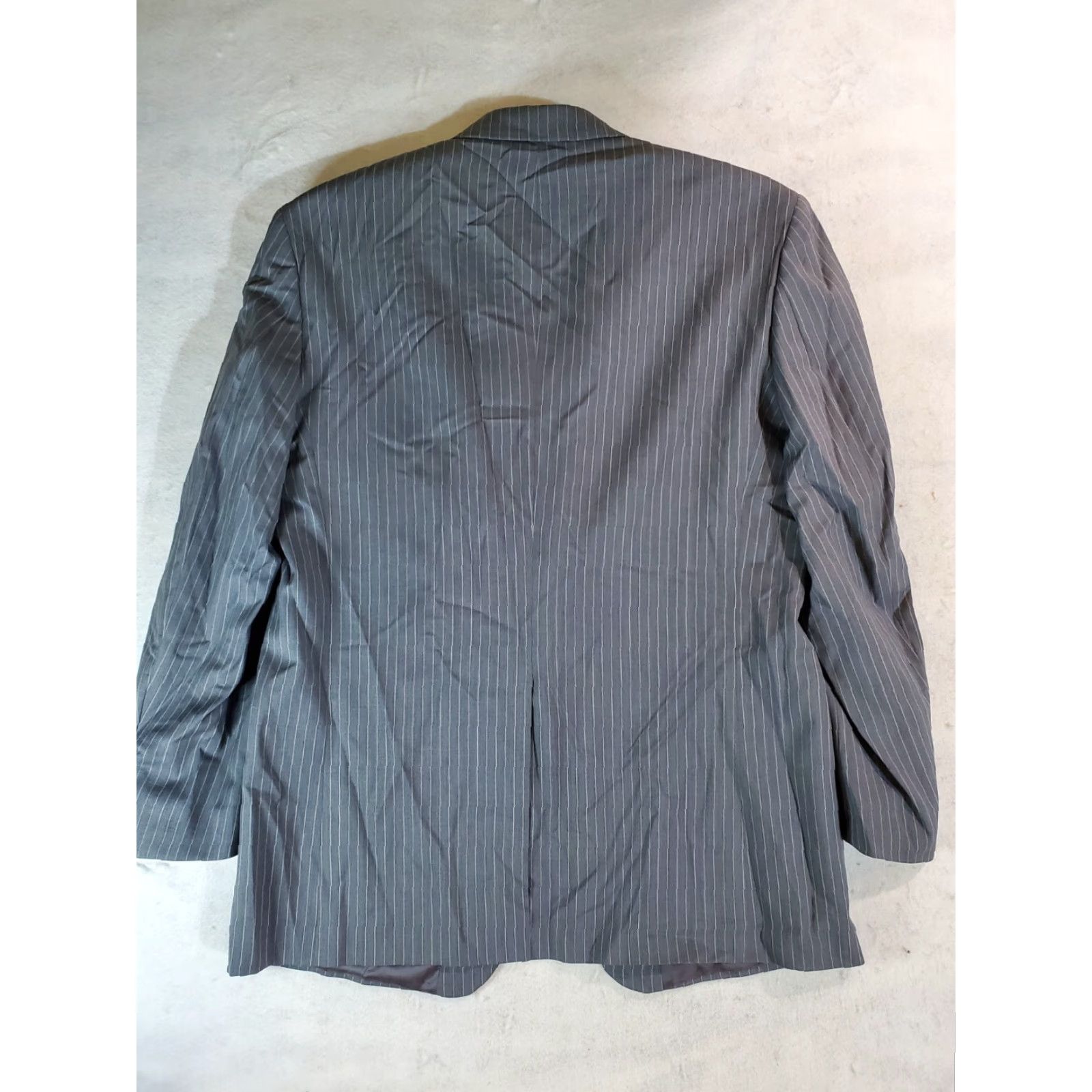 Ralph Lauren Ralph Lauren-Signature Gray Pinstripe 100% Wool Sport Coat Mens Size 44L Size US S / EU 44-46 / 1 - 6 Thumbnail