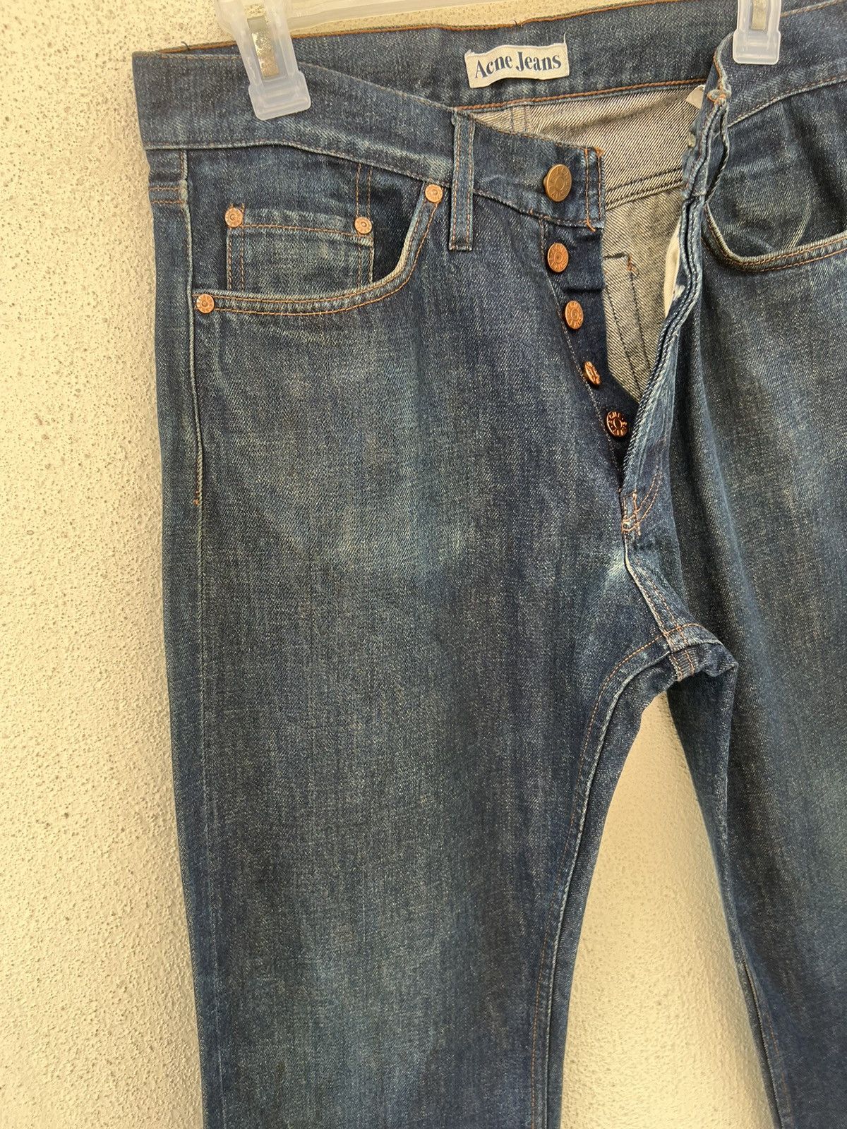 Acne Studios Vintage ACNE JEANS Muddy Denim Redline Selvedge Jeans Size US 29 - 8 Thumbnail