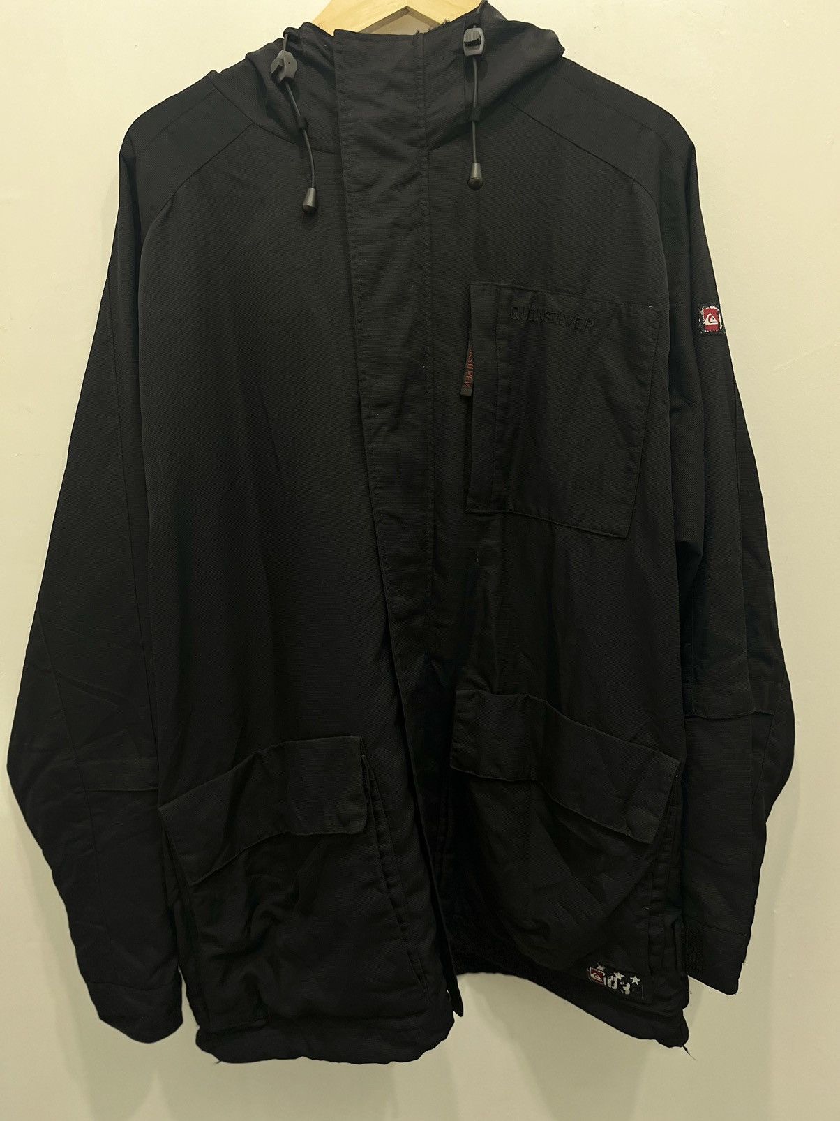 Quiksilver Quiksilver Outdoor Parka Light Jacket Hooded Zip Up 90s VTG Size US L / EU 52-54 / 3 - 1 Thumbnail