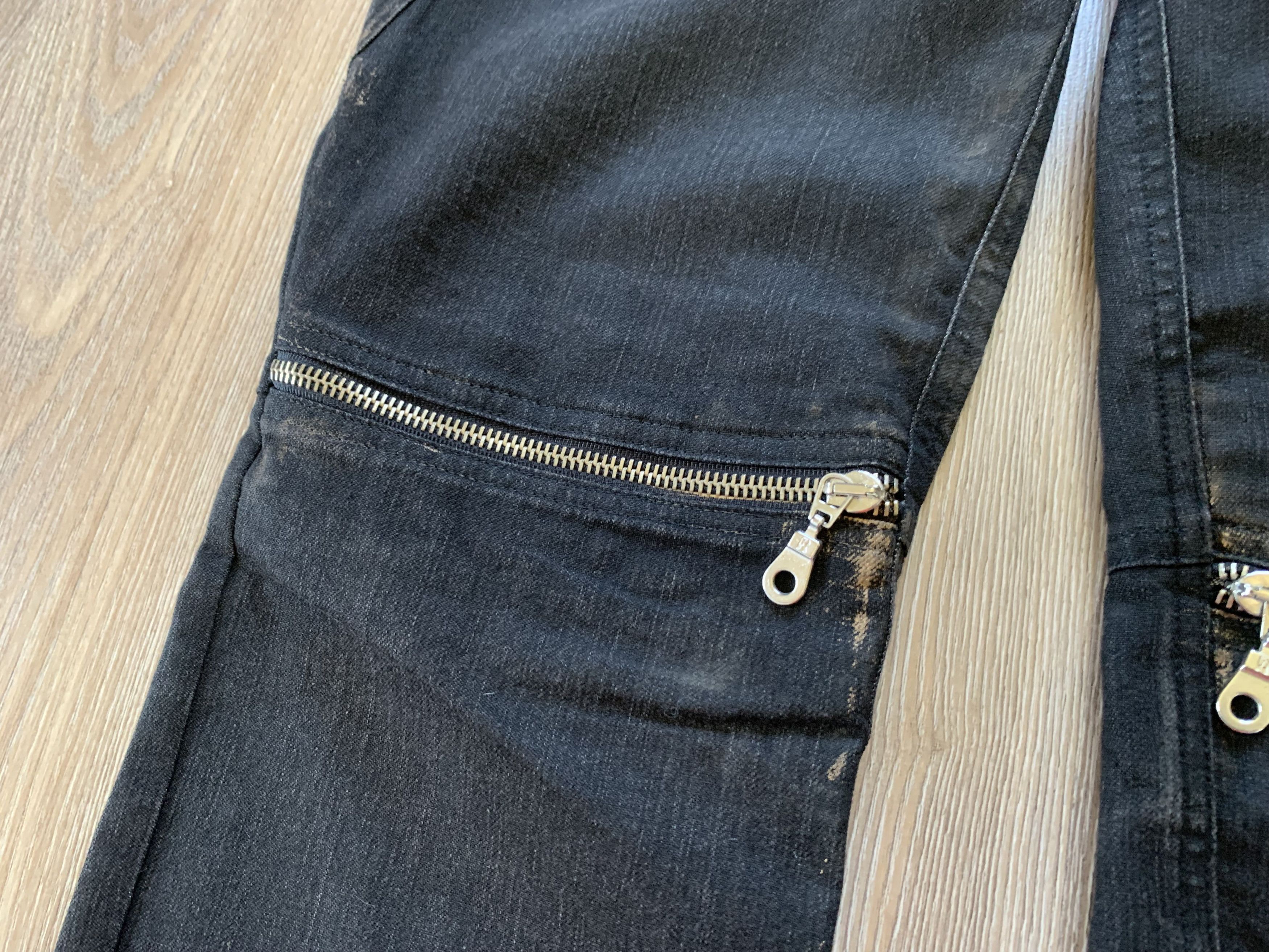 Designer × Handmade Designer Iryna Duch Women’s Handmade Zip Beads Jeans Size 30" / US 8 / IT 44 - 8 Thumbnail