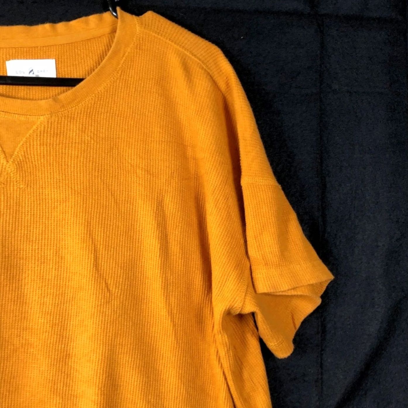Lou & Grey Lou & Grey Womens Shirt Mustard Gold Crew Neck Short Sleeve Stretch M Size M / US 6-8 / IT 42-44 - 5 Thumbnail