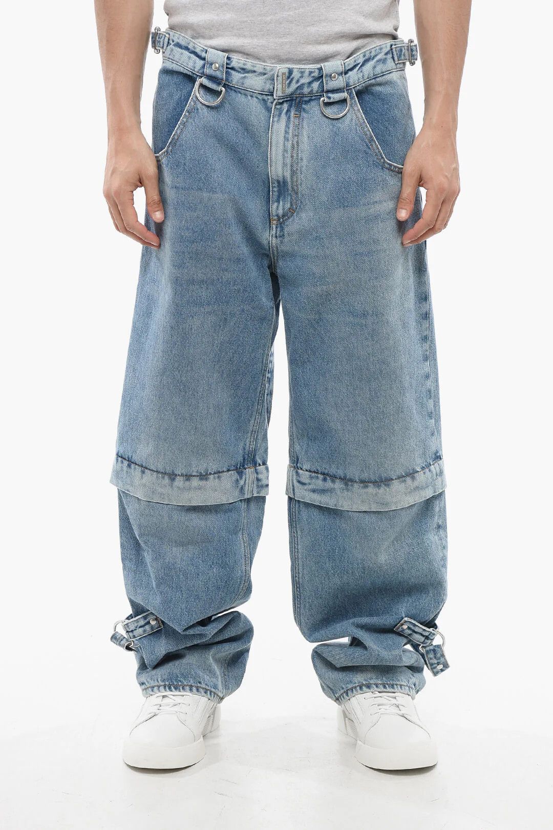 Givenchy og1mm0326 Utility Fit Jeans in Light Blue Size US 30 / EU 46 - 1 Thumbnail