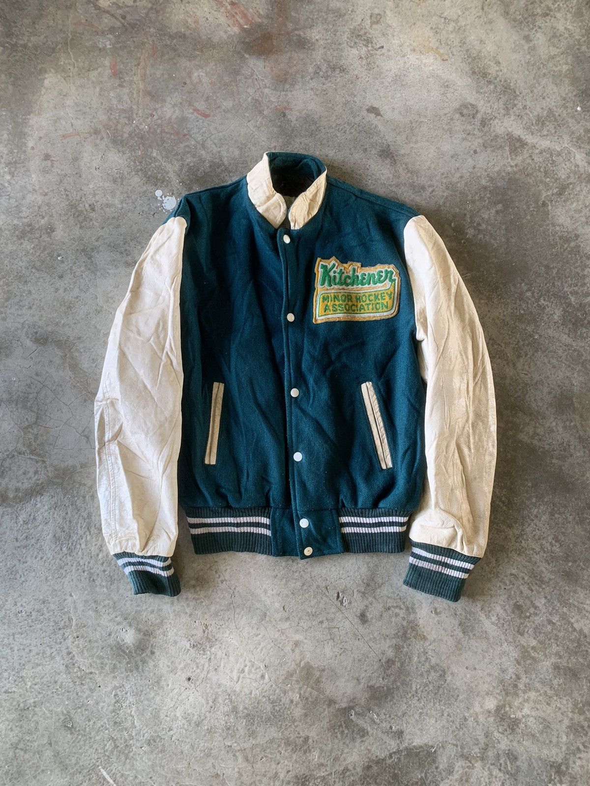 Vintage vintage kitchener minor hockey association varsity jacket Size US S / EU 44-46 / 1 - 1 Thumbnail