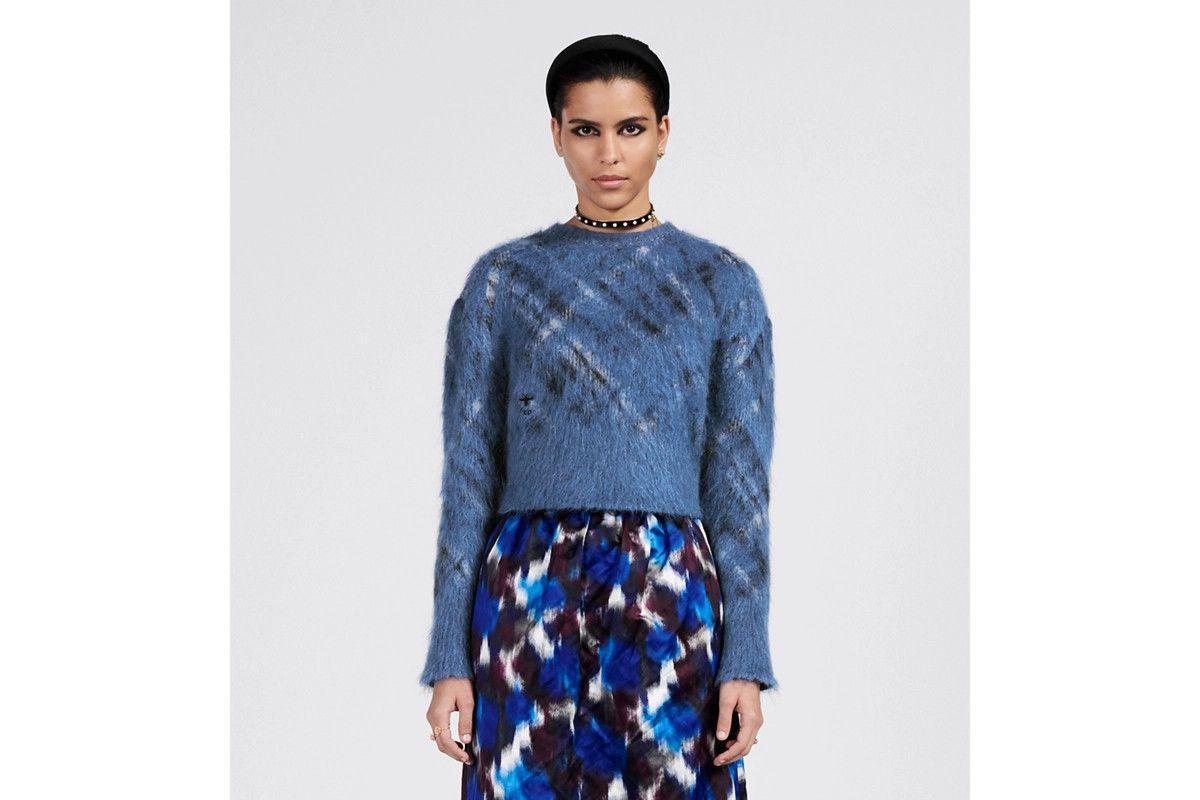 Dior o1bcso1str0225 Sweater in Blue Size M / US 6-8 / IT 42-44 - 4 Thumbnail