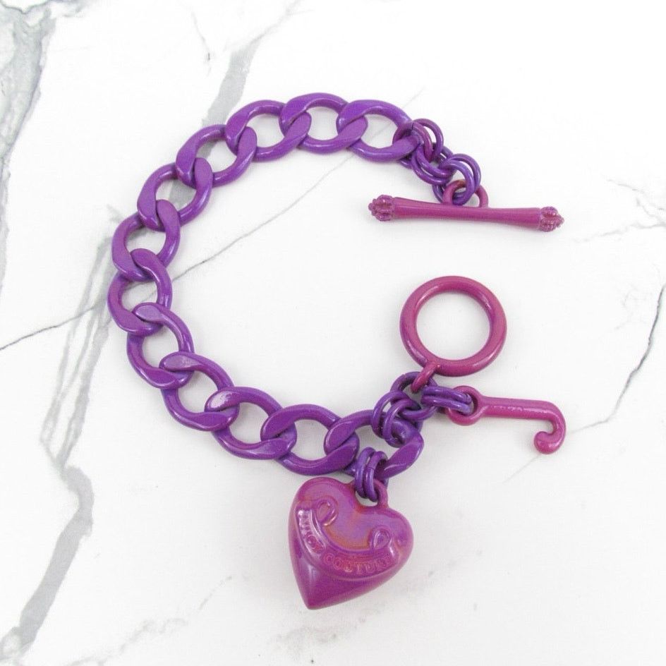 Juicy Couture Rare Juicy Couture Purple Heart Bracelet Size ONE SIZE - 4 Thumbnail