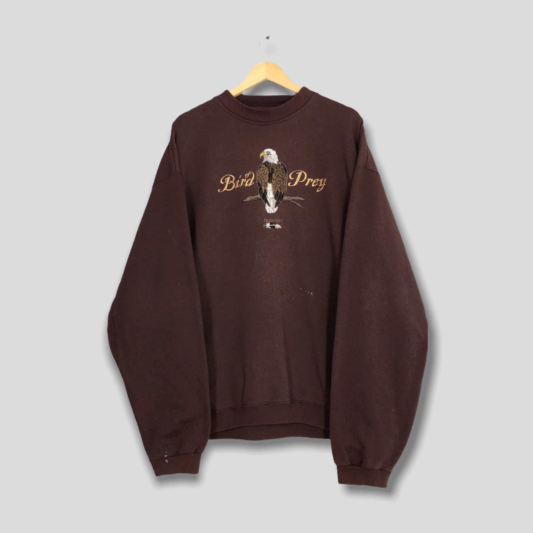 Habitat Vintage 90s Bird Prey Wildlife Sweatshirt XXLarge Size US XXL / EU 58 / 5 - 1 Thumbnail