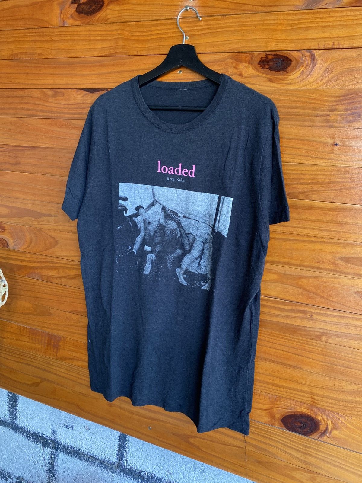 Vintage Kenji Kubo “Loaded” Graphic T-Shirt Japanese Art Photography Size US L / EU 52-54 / 3 - 4 Thumbnail