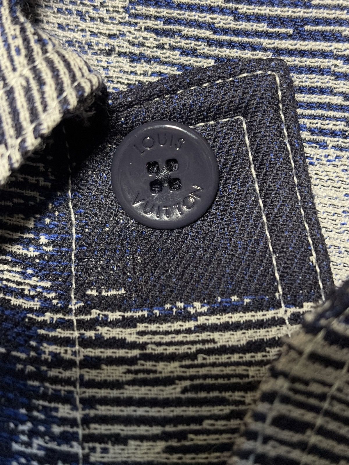 Louis Vuitton Authentic Louis Vuitton Damier Wool Overshirt Sz.58 NWT Size US XXL / EU 58 / 5 - 6 Thumbnail