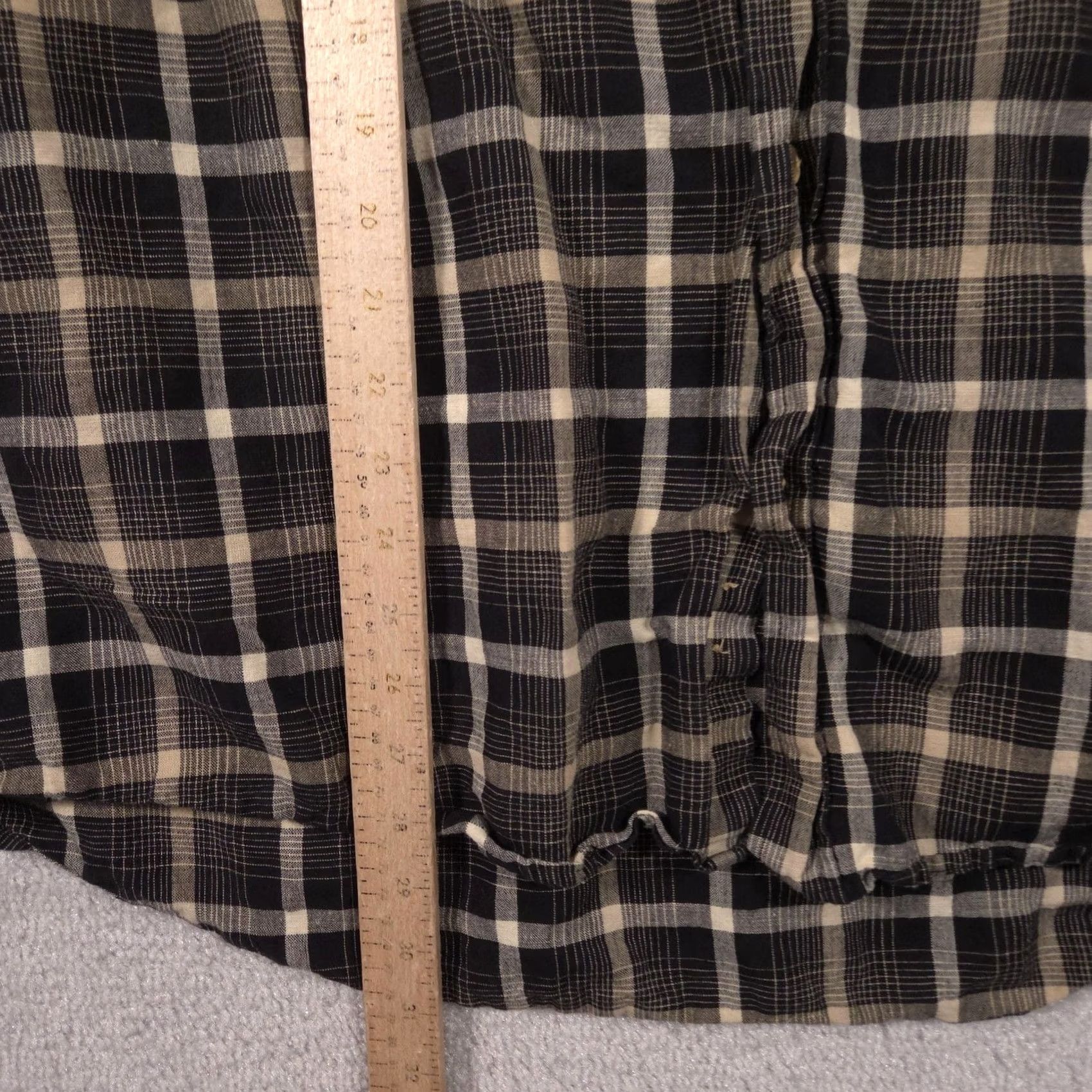 Vintage Duck Head Shirt Mens XL Brown Plaid Button-Down Short Sleeve Linen-Cotton Casual рынок Size US XL / EU 56 / 4 - 7 Thumbnail