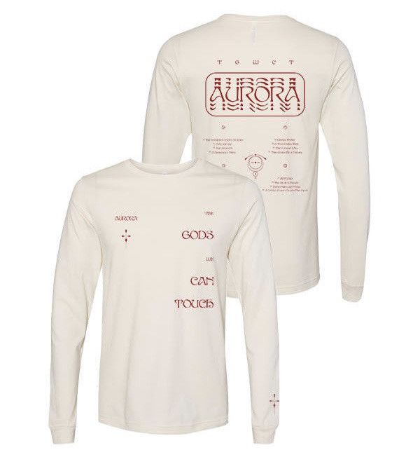 AURORA The Gods We Can Touch Promo Album Long Sleeve