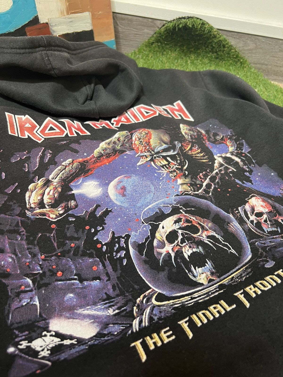 Iron Maiden × Vintage IRON MAIDEN THE Final Frontier 2010 y2k hoodie Size US M / EU 48-50 / 2 - 4 Thumbnail