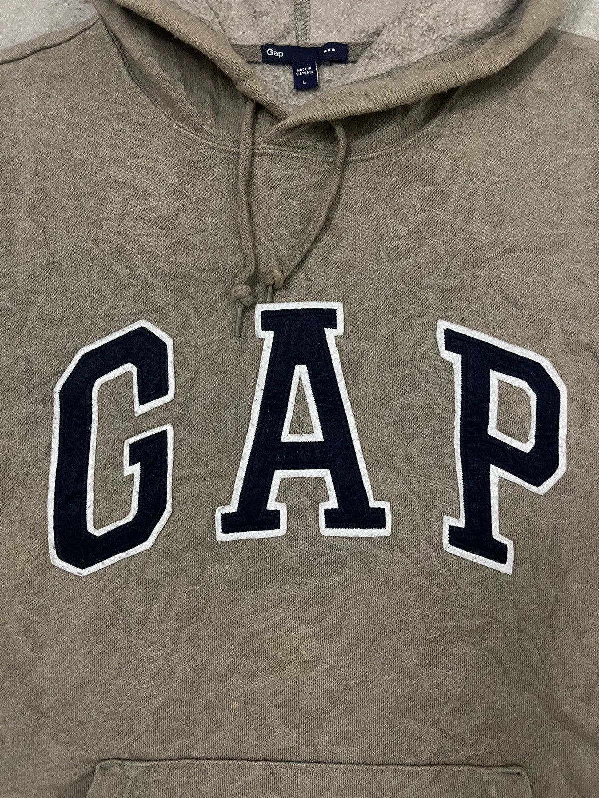 Gap Vintage Gap Fleece Sweater Hoodie Big Logo Embroidery Size US L / EU 52-54 / 3 - 3 Thumbnail