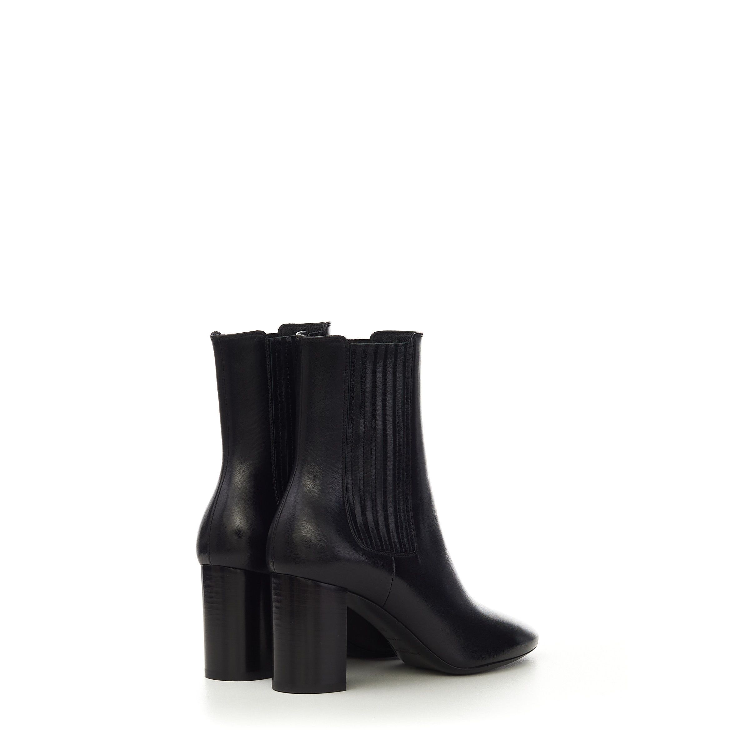 Saint Laurent Paris LOU Chelsea Boots In Black Leather Size US 5 / IT 35 - 7 Thumbnail