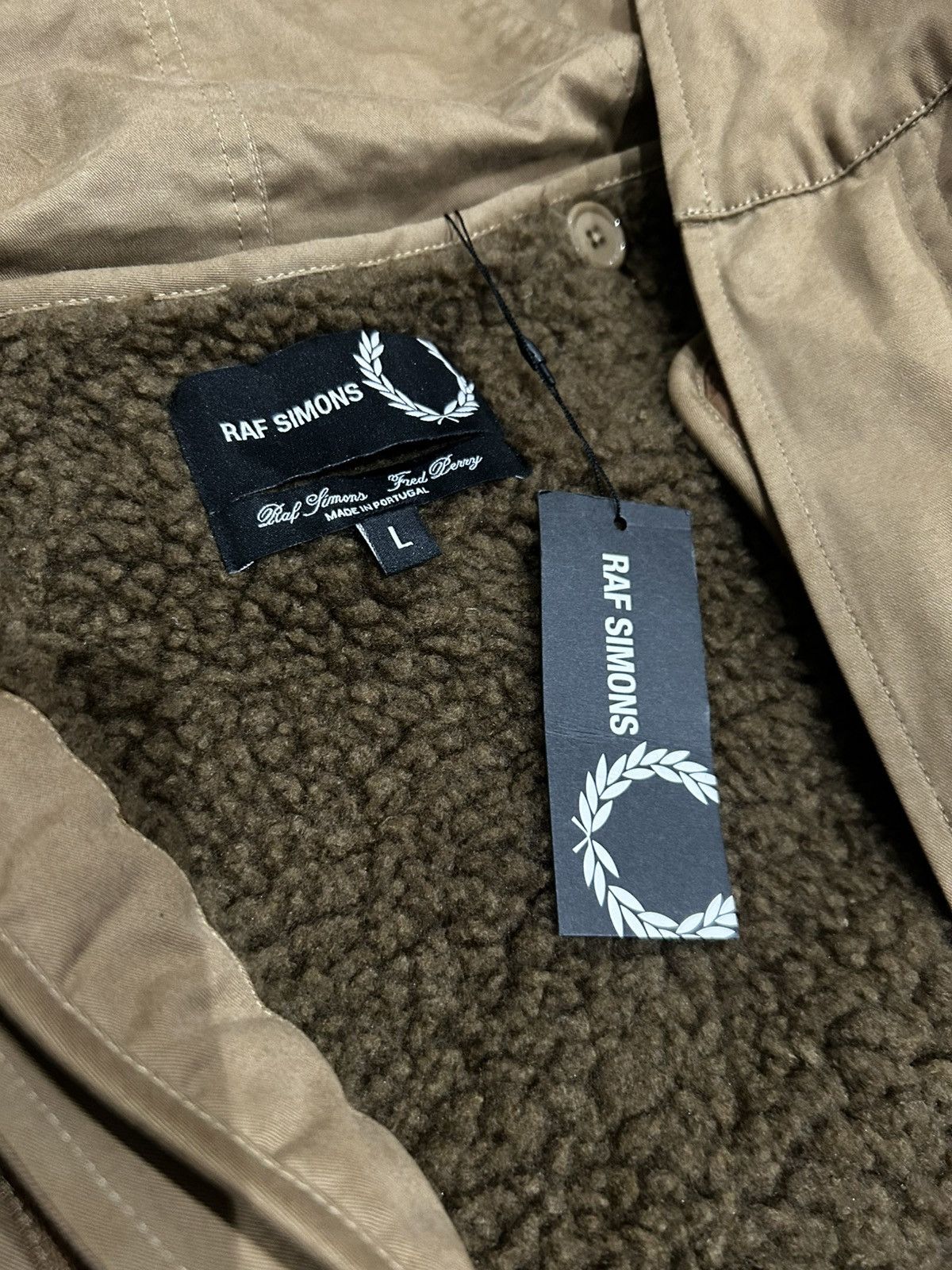 Fred Perry × Raf Simons BNWT Fred Perry x Raf Simons Padded Parka (Last Collection) Size US L / EU 52-54 / 3 - 7 Thumbnail