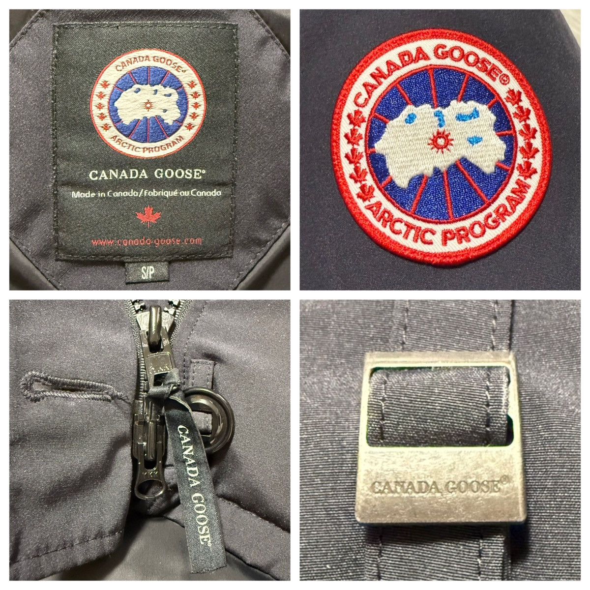 Canada Goose Genuine Canada Goose Hooded Fur Down Jacket Coat S/P Black Size S / US 4 / IT 40 - 4 Thumbnail