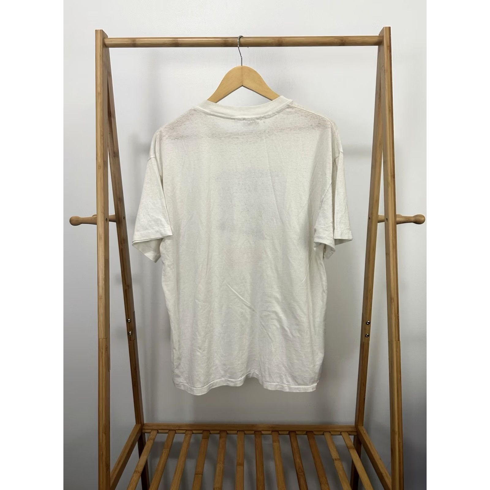 Hanes VTG 90s Some People Are Just Too White Paper Thin Burnout Worn T-Shirt XL Men White Hanes Shirt Mens XL White Burnout Paper Thin 90s Size US XL / EU 56 / 4 - 3 Thumbnail