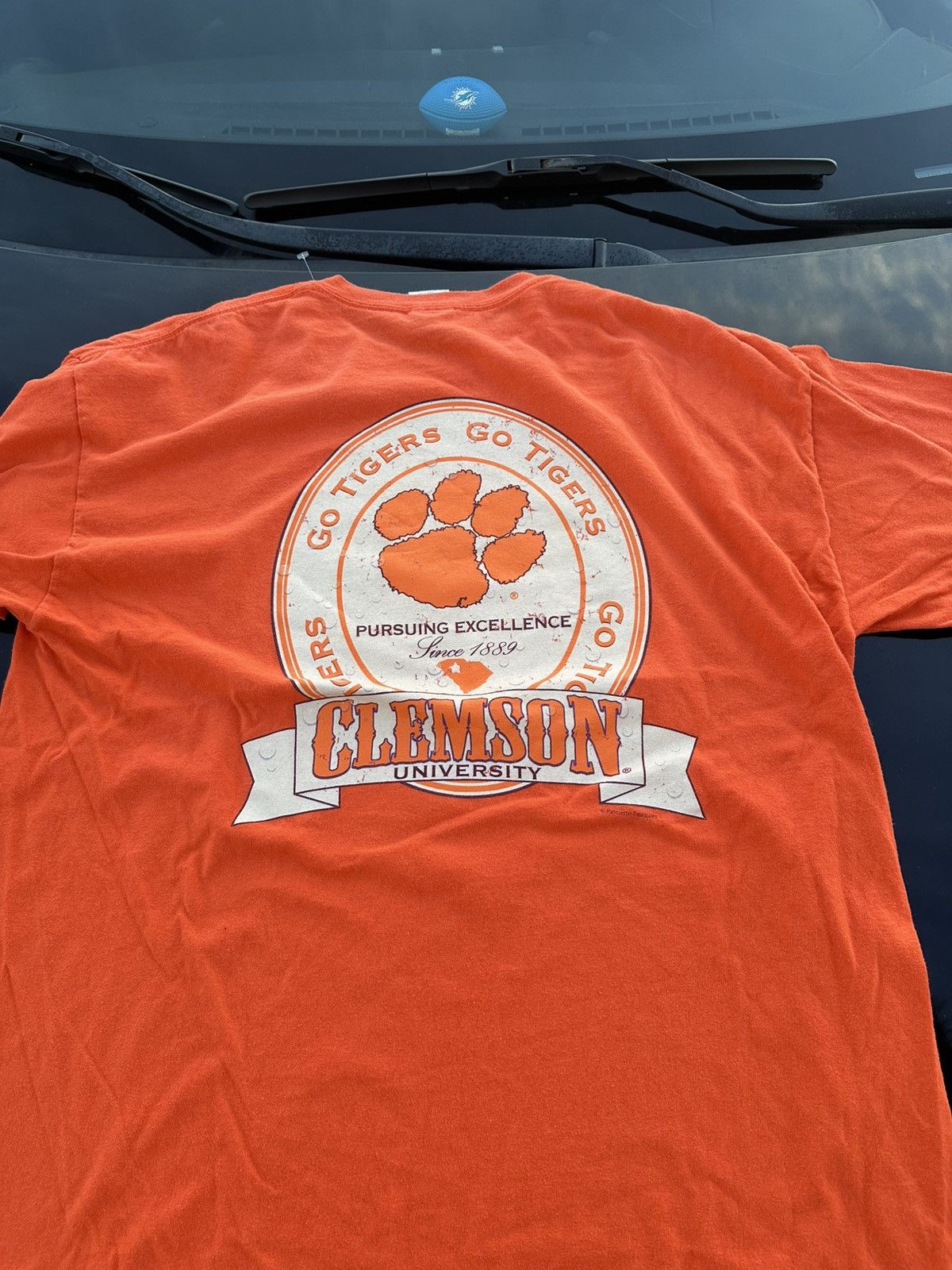 Vintage VINTAGE CLEMSON TIGERS TEE Size US L / EU 52-54 / 3 - 3 Thumbnail