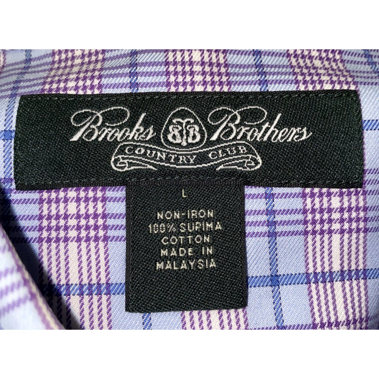 Brooks Brothers Brooks Brothers Shirt Mens Long Sleeve Plaid Button-Up L Multicolor Colorful Non Iron Cotton Button Front Regular Size L Size US L / EU 52-54 / 3 - 6 Thumbnail