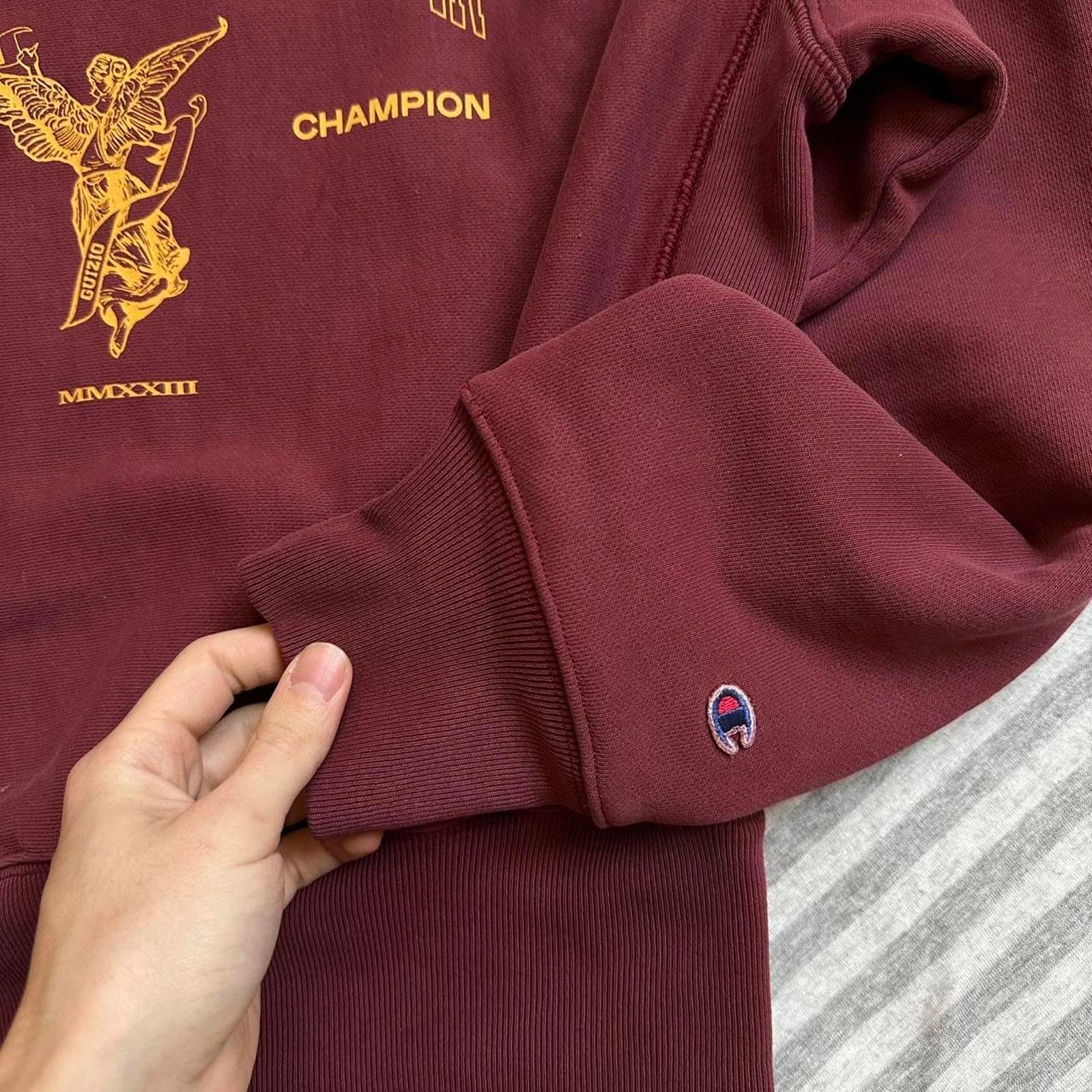 Guizio Danielle Guizio Champion Reverse Weave Crewneck Sweatshirt Size S / US 4 / IT 40 - 2 Thumbnail