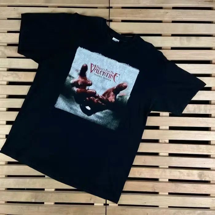 Band Tees Vintage T Shirt Bullet For My Valentine Temper Size L Size US L / EU 52-54 / 3 - 1 Thumbnail