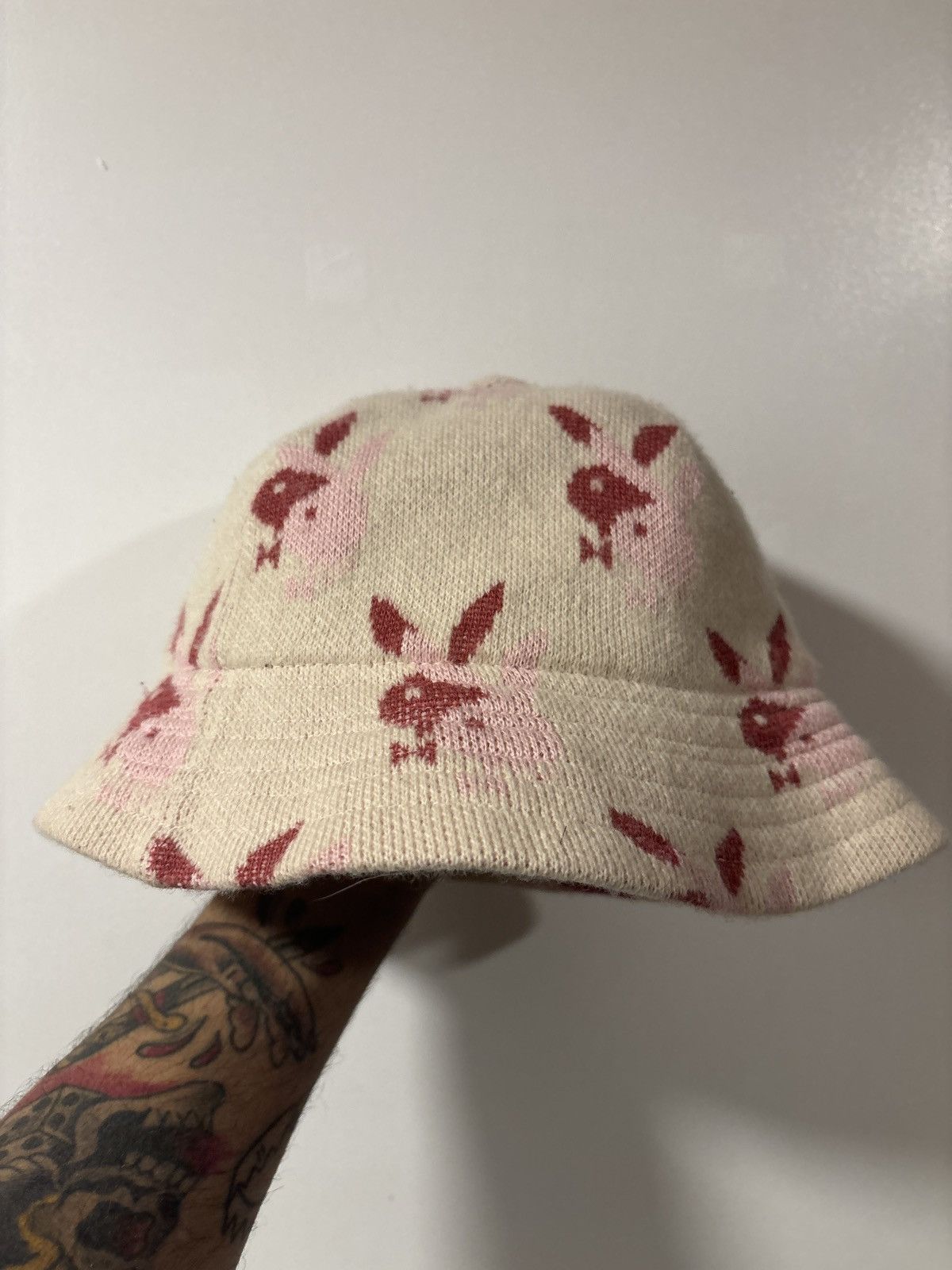 image of Playboy Bunny 90's Bucket Hat in Pink, Women's