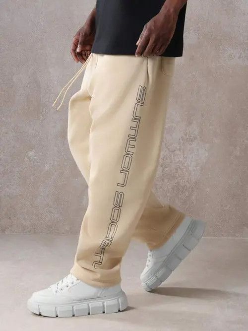 Japanese Brand × Vintage Fleece loose DRIP Y2K Sweatpants Size US 36 / EU 52 - 1 Thumbnail