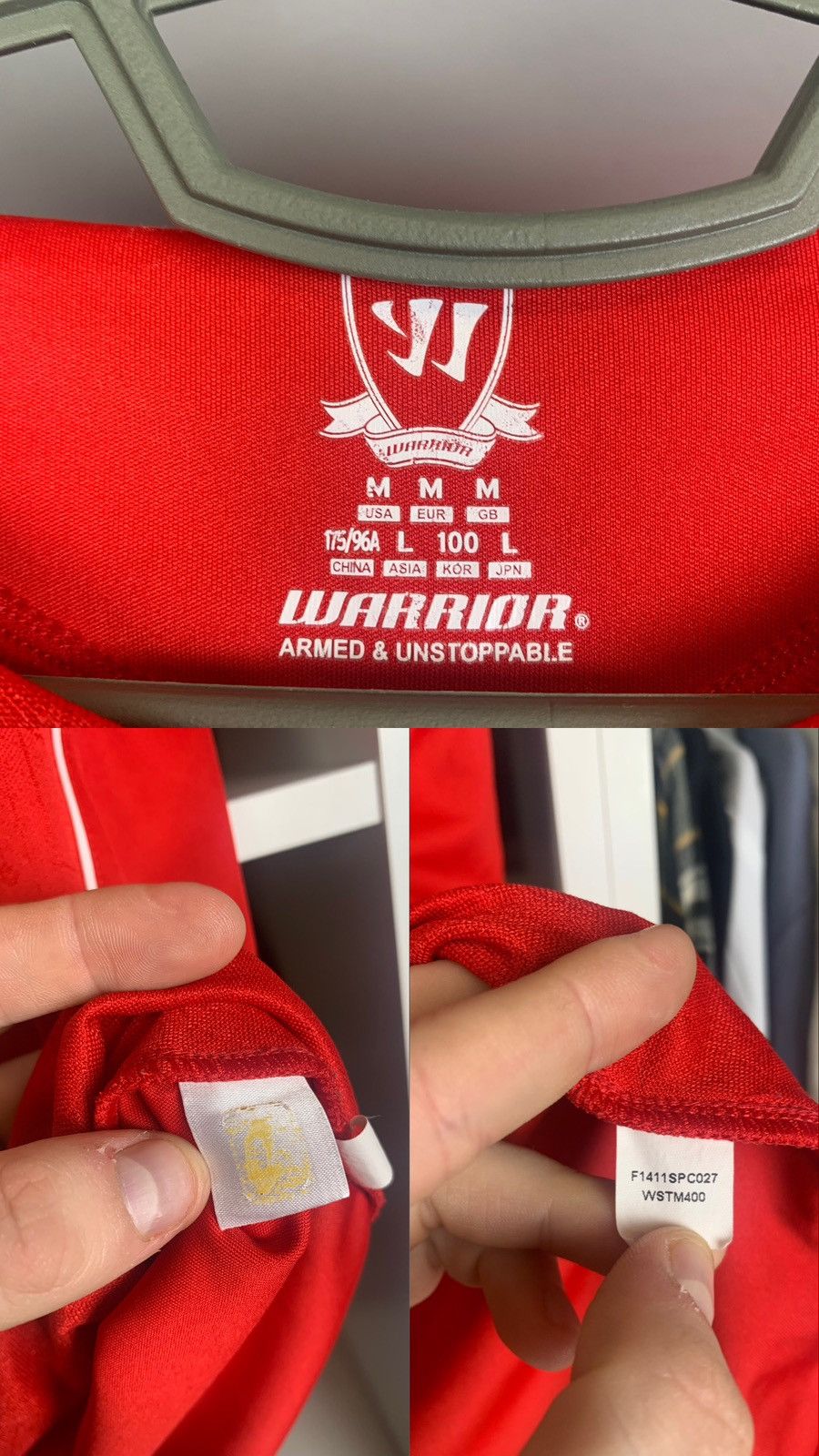 Warrior Warrior Liverpool Gerrard 2014 Football Shirt Soccer Jersey Size US M / EU 48-50 / 2 - 16 Thumbnail