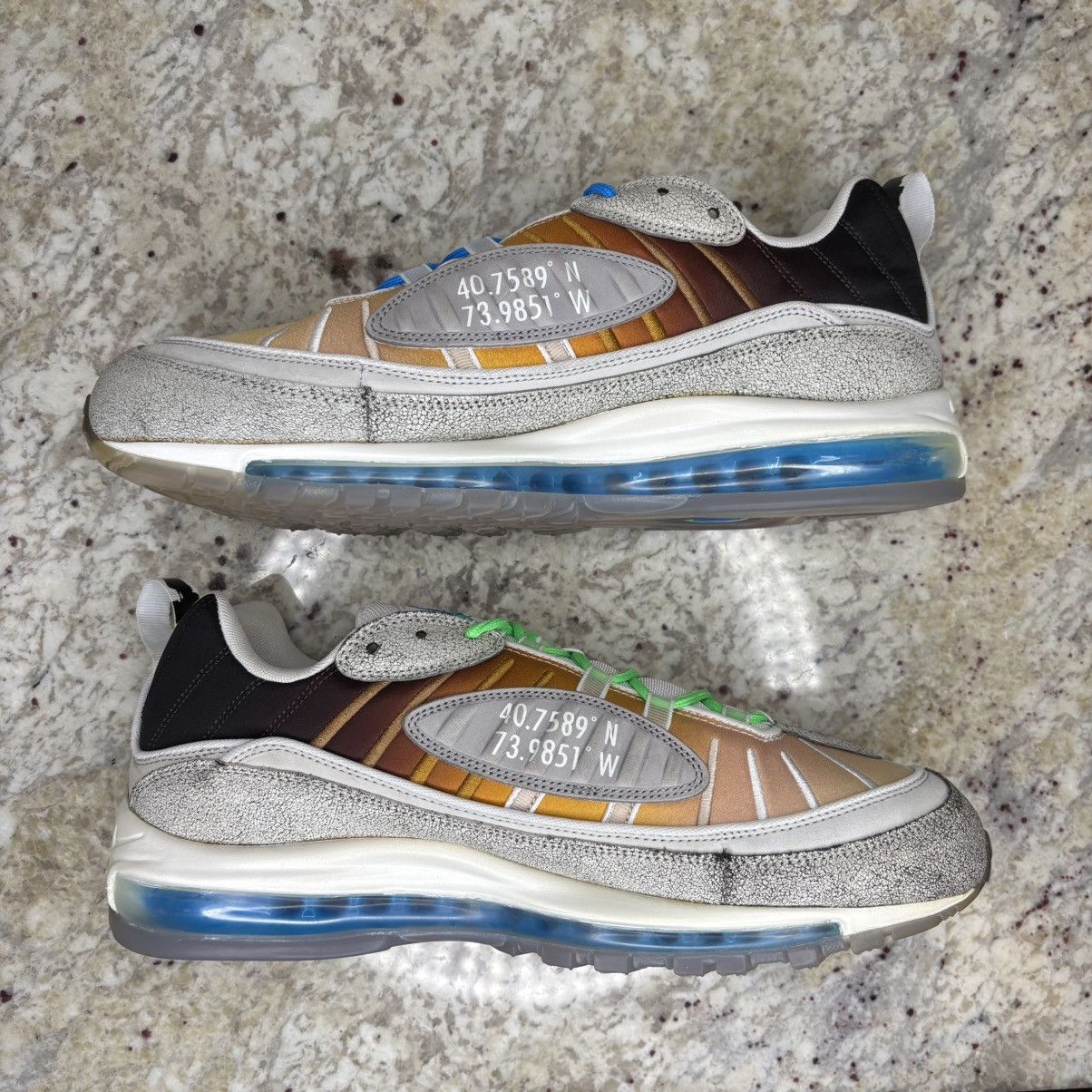 Nike Size 13-Nike Air Max 98 On Air NYC La Mezcla CLEAN NO BOX Size US 13 / EU 46 - 3 Thumbnail
