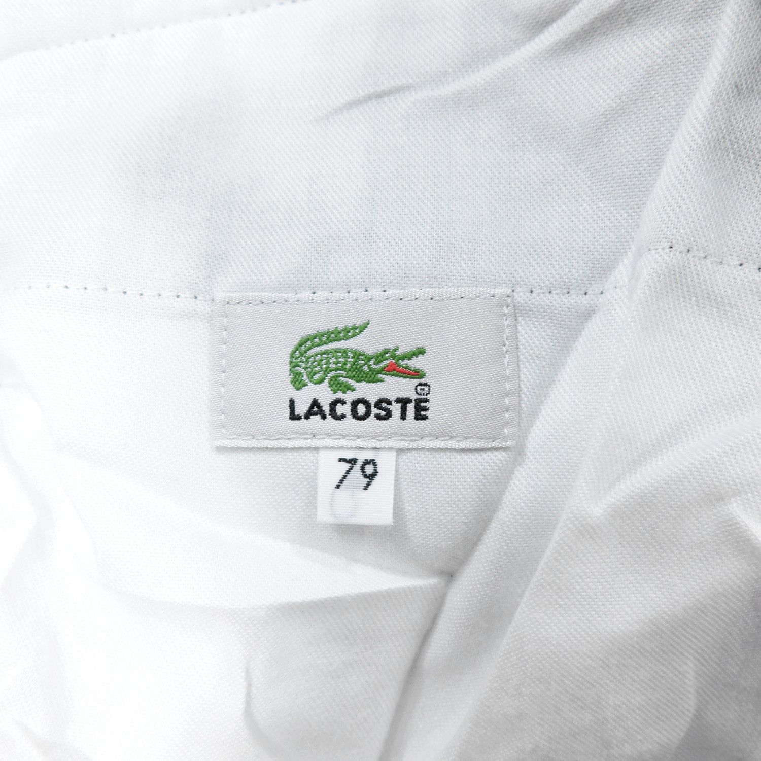 Lacoste LACOSTE WHITE LOGO CASUAL SHORT PANTS Size US 30 / EU 46 - 3 Thumbnail