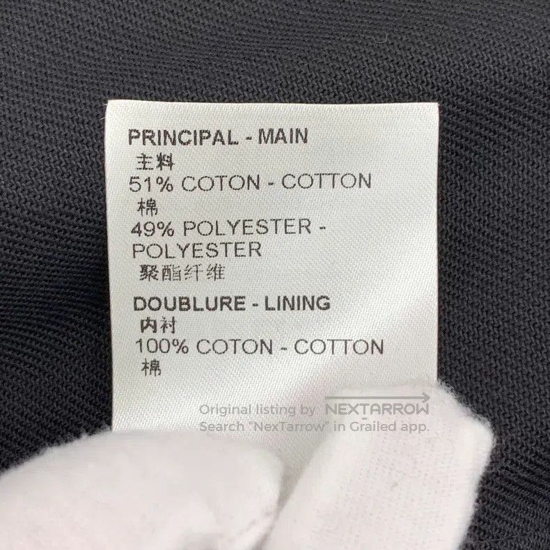 Louis Vuitton Louis Vuitton 22 black logo print leather cotton casual sk Size 37" - 8 Thumbnail