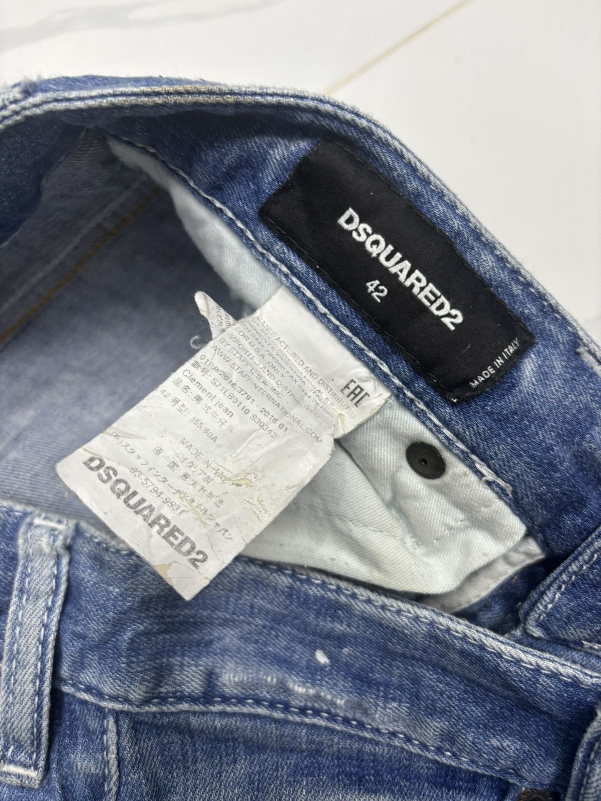Dsquared2 Dsquared2 Patchwork Boro Distressed Denim Jeans Size 30" / US 8 / IT 44 - 11 Thumbnail