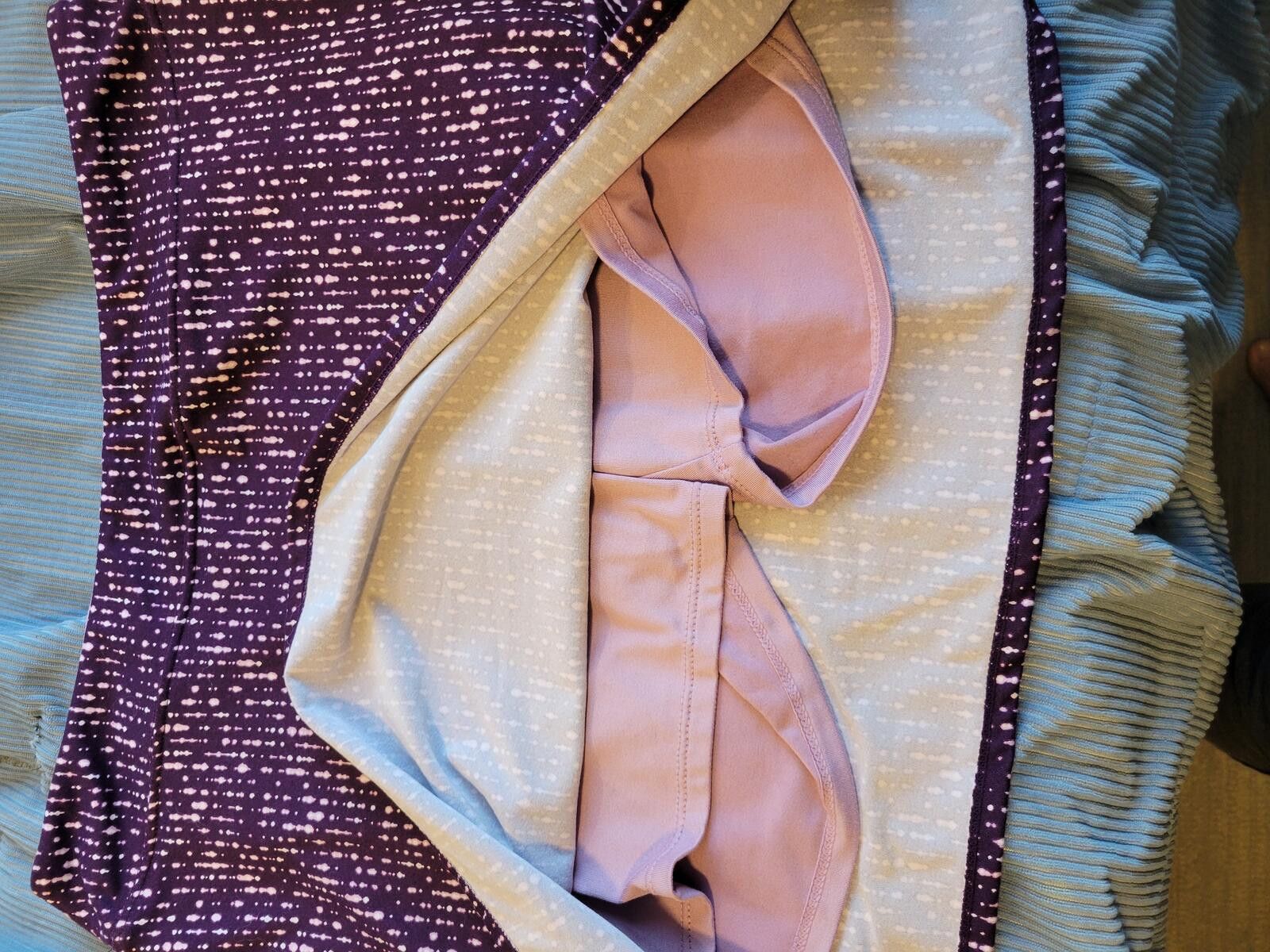 Other Tranquility Skorts Purple and Lavender Patterned Athletic Size 36" / US 14 / IT 50 - 3 Thumbnail