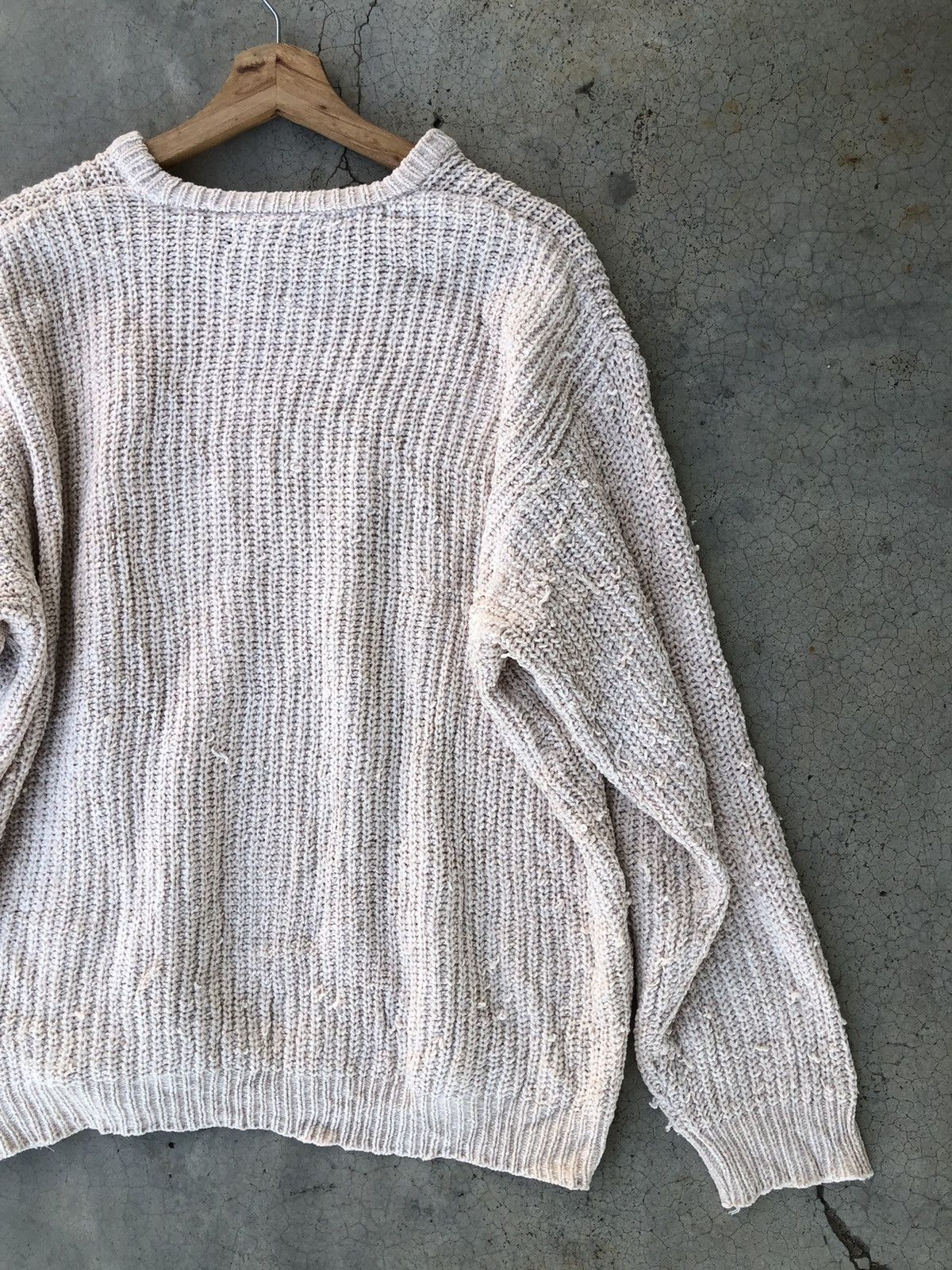 Aran Isles Knitwear × Vintage Vintage Back Number Pullover/Jumper Knitsweater Size US XXL / EU 58 / 5 - 9 Thumbnail
