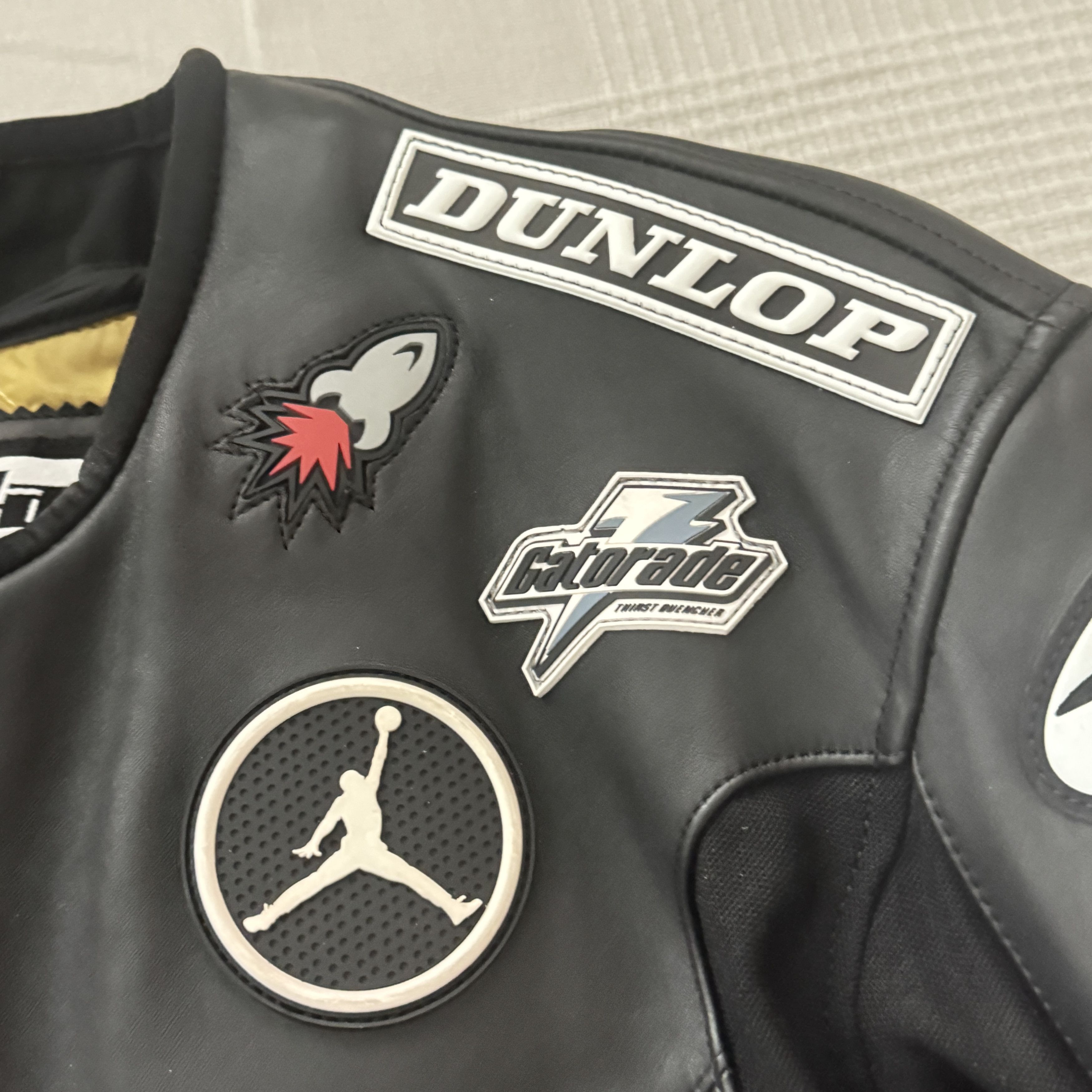 Joe Rocket Joe Rocket Jordan Motorsports Leather Motorcycle Jacket Size US M / EU 48-50 / 2 - 11 Thumbnail